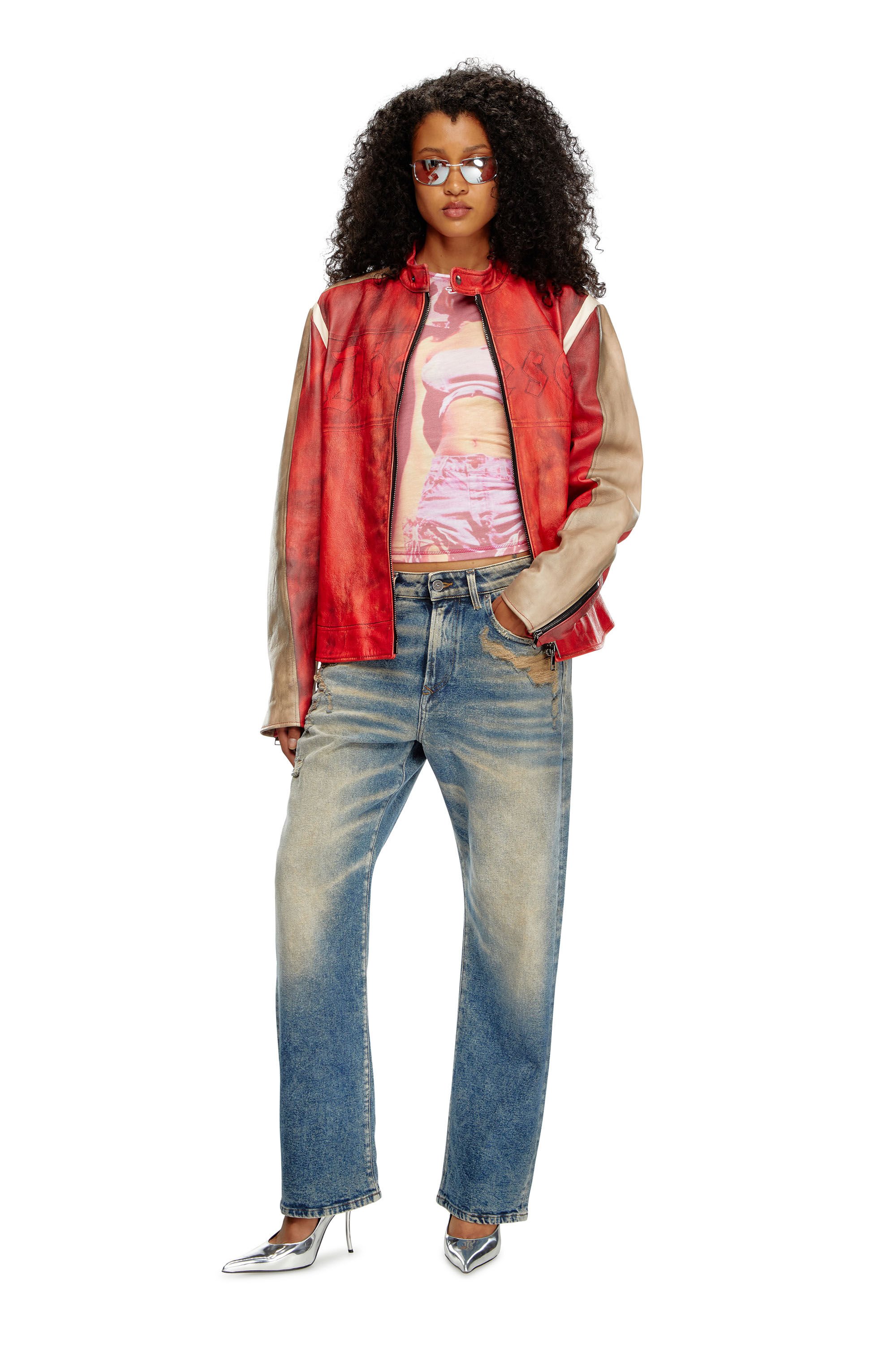 DIESEL◆デニム｜Straight Jeans 1999 D-Reggy 09k32 Women's Regular Jeans | Medium blue | Diesel 1999 D-Reggy