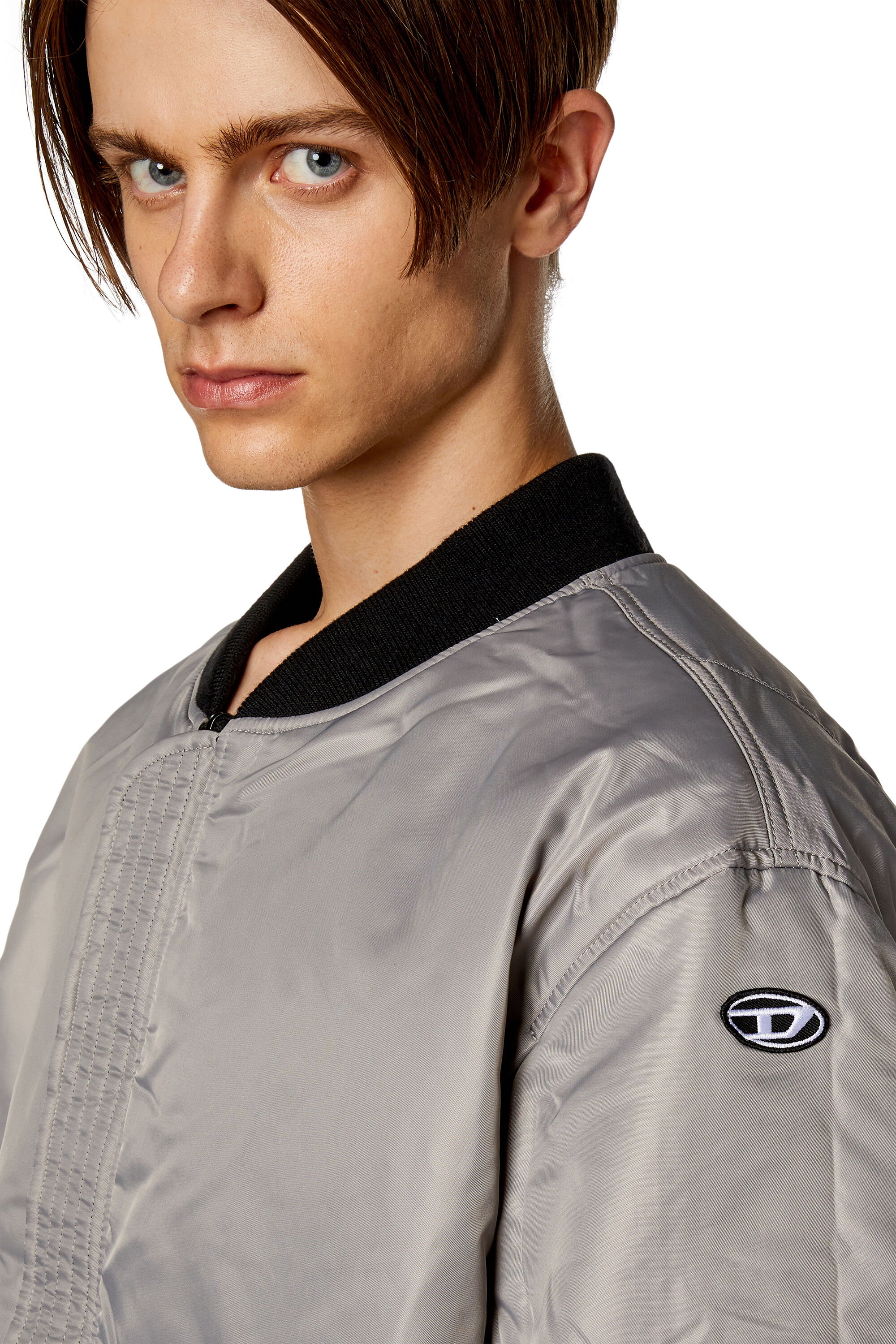 Men's Bomber in padded nylon | Black | Diesel