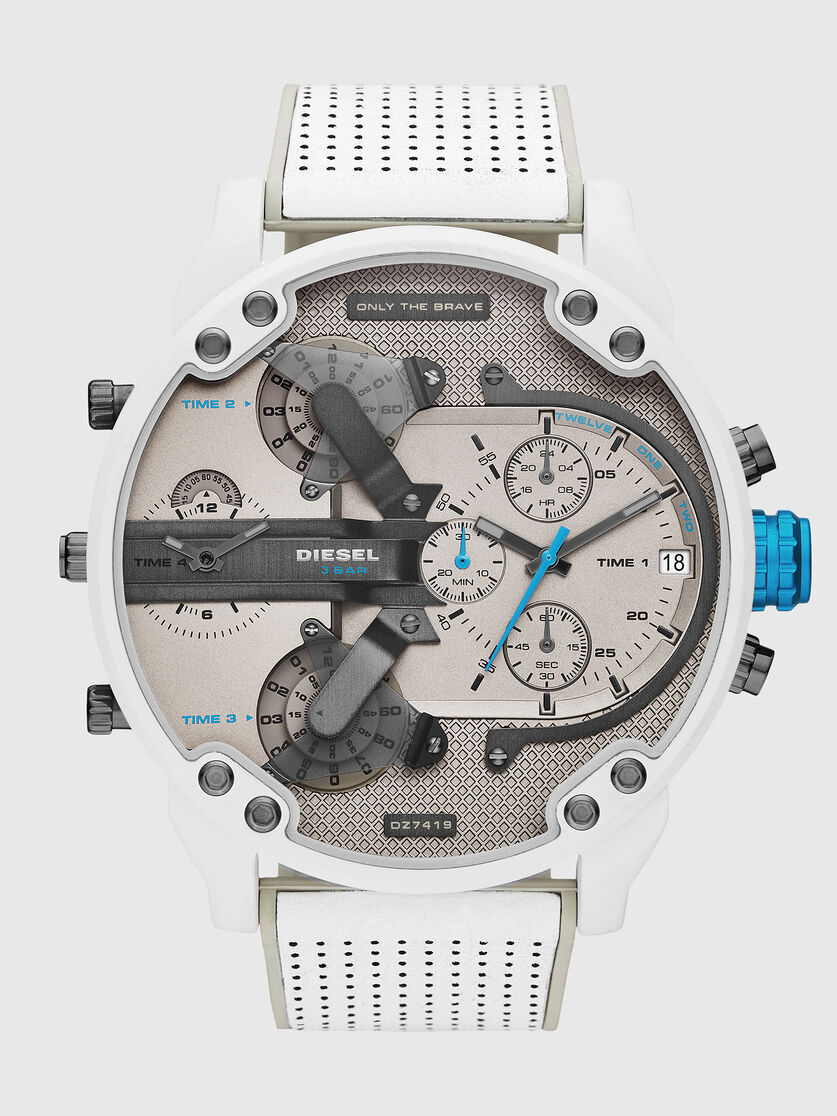 Verwonderend DZ7419: Mr. Daddy 2.0 chronograph leather watch Man | Diesel ZD-34