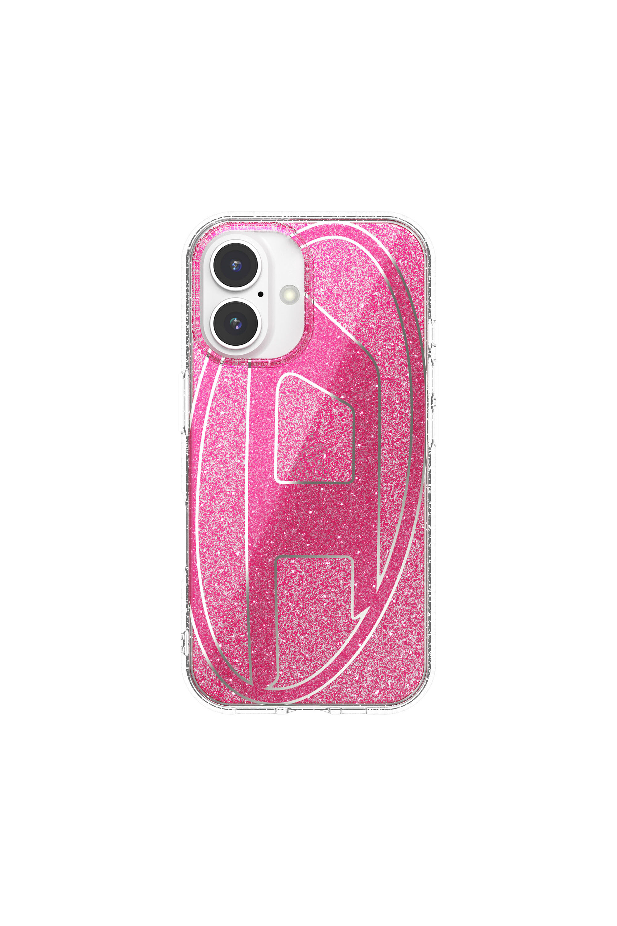 Diesel - 60155 AOP CASE, Funda de purpurina iP 16 Unisex in Rosa - 3