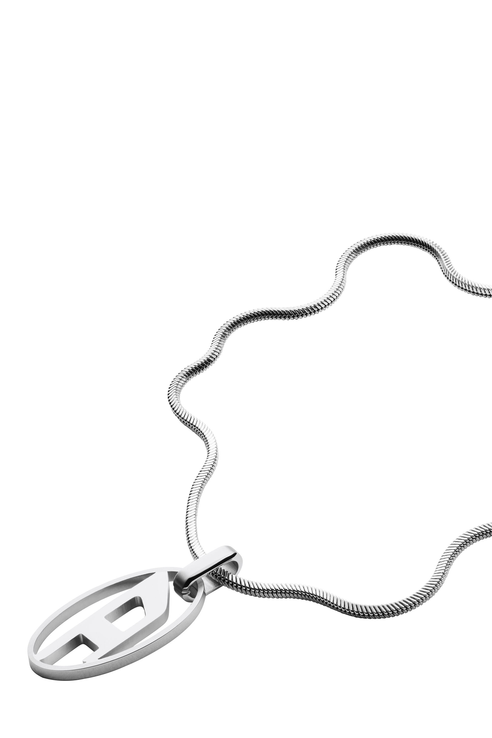 DX1342: Stainless steel pendant necklace | Diesel