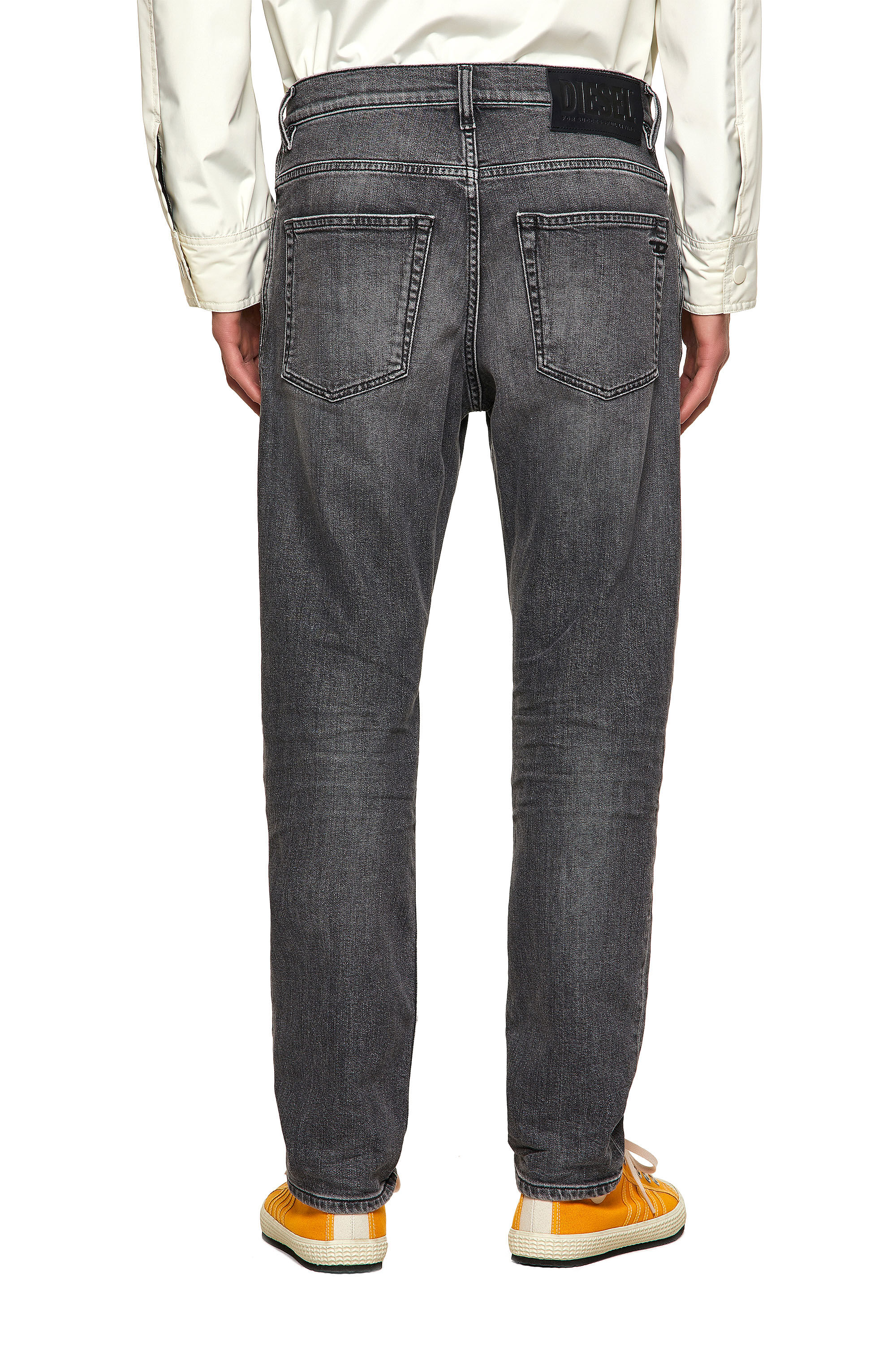 Diesel - 2005 D-FINING 09A11 Tapered Jeans, Negro/Gris oscuro - Image 4