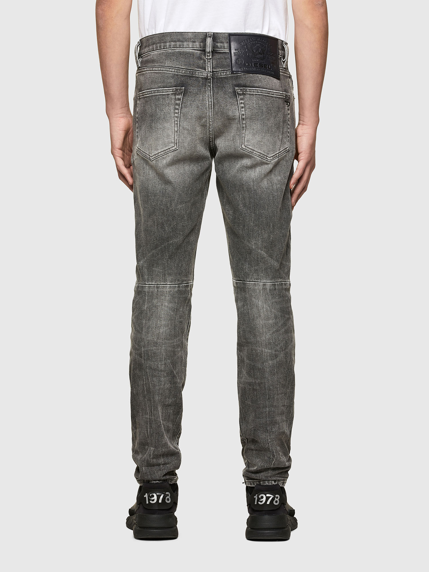 Diesel - D-Strukt Slim Jeans 009MY, Light Grey - Image 3