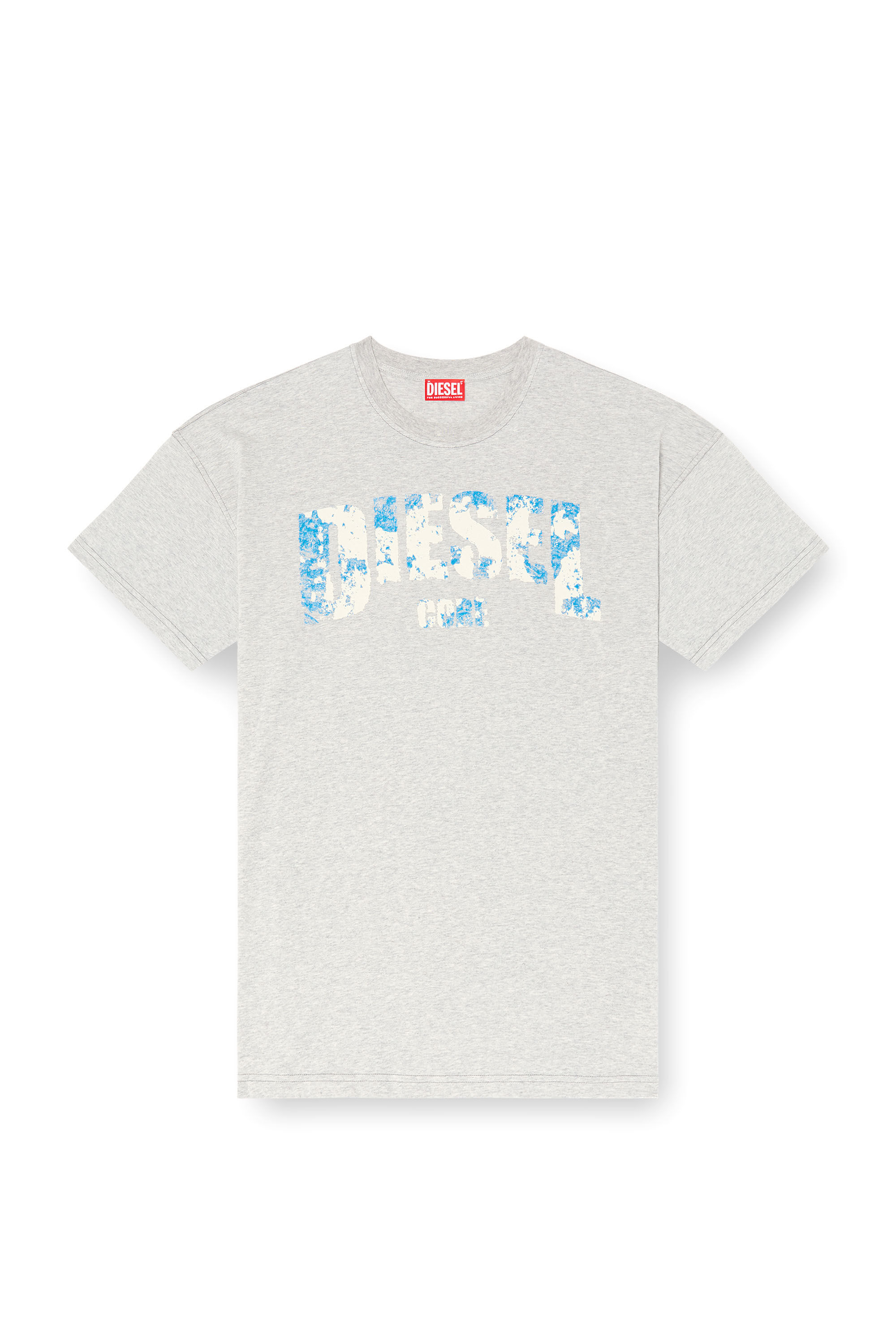 Diesel - T-ADJUST-R25, Camiseta con estampado Diesel Core Hombre in Gris - 2