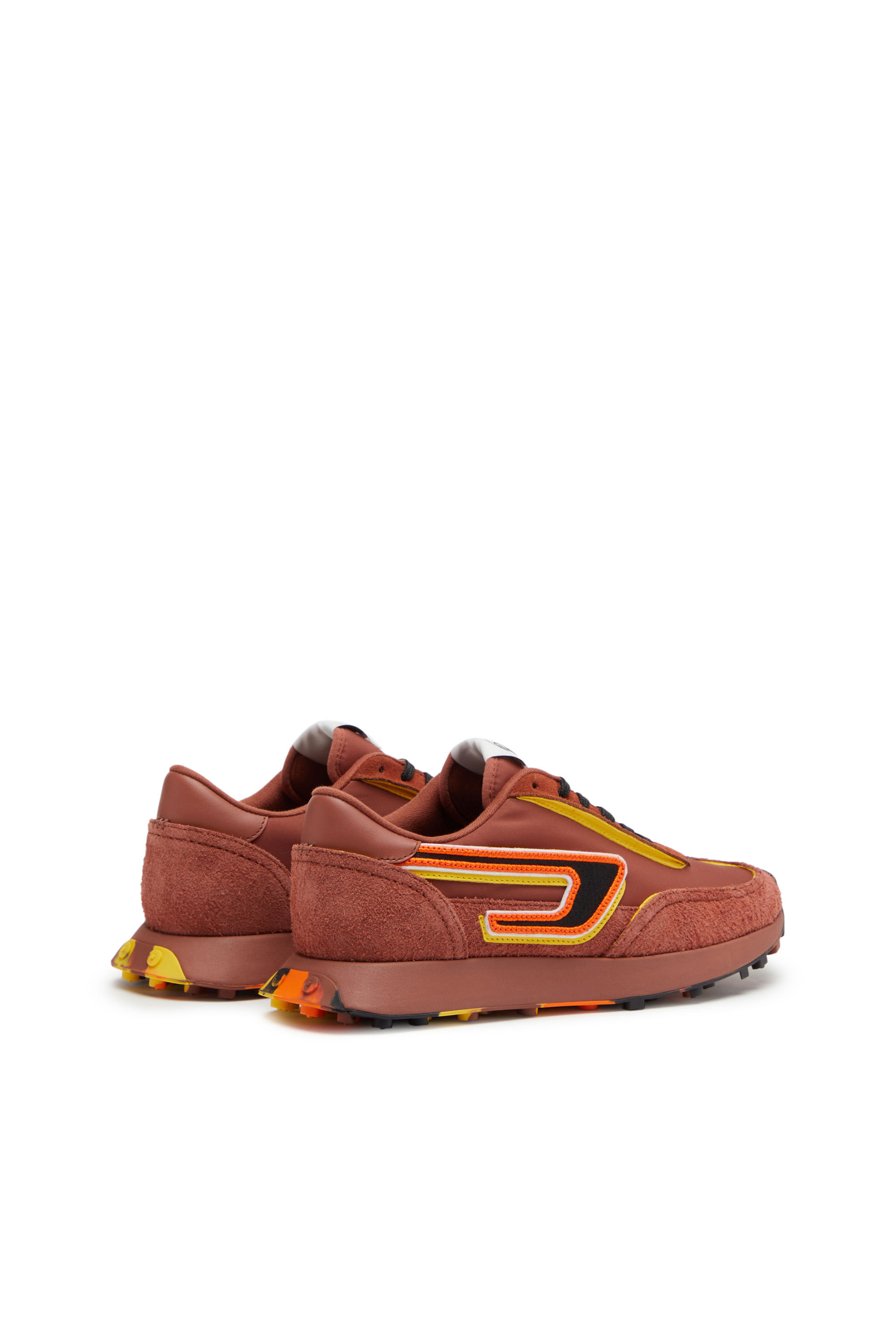 Diesel - S-RACER LC W, S-Racer Lc W - Deportivas bajas de nylon y gamuza Mujer in Marrón - 3