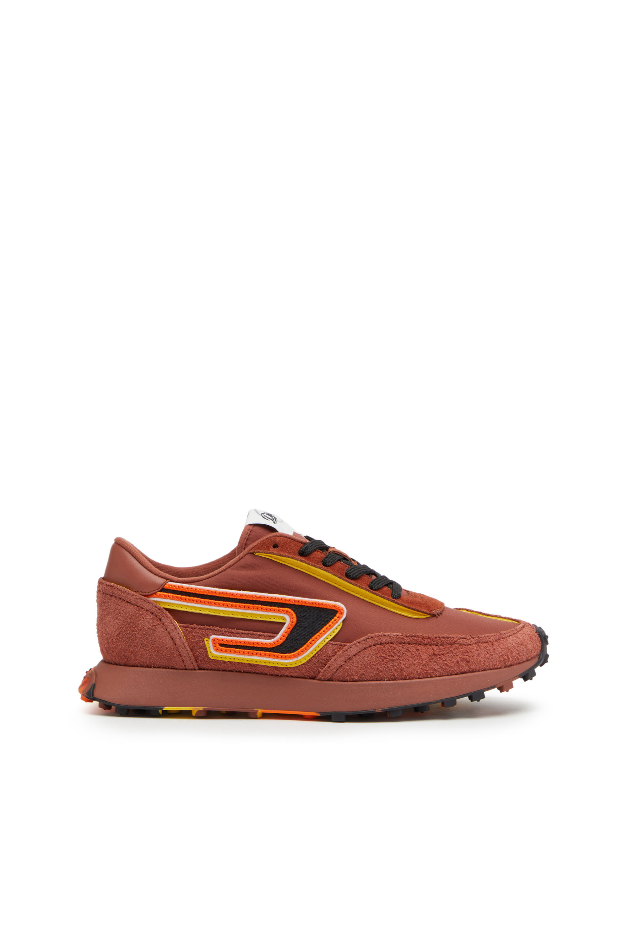 Diesel - S-RACER LC W, S-Racer Lc W - Deportivas bajas de nylon y gamuza Mujer in Marrón - 1