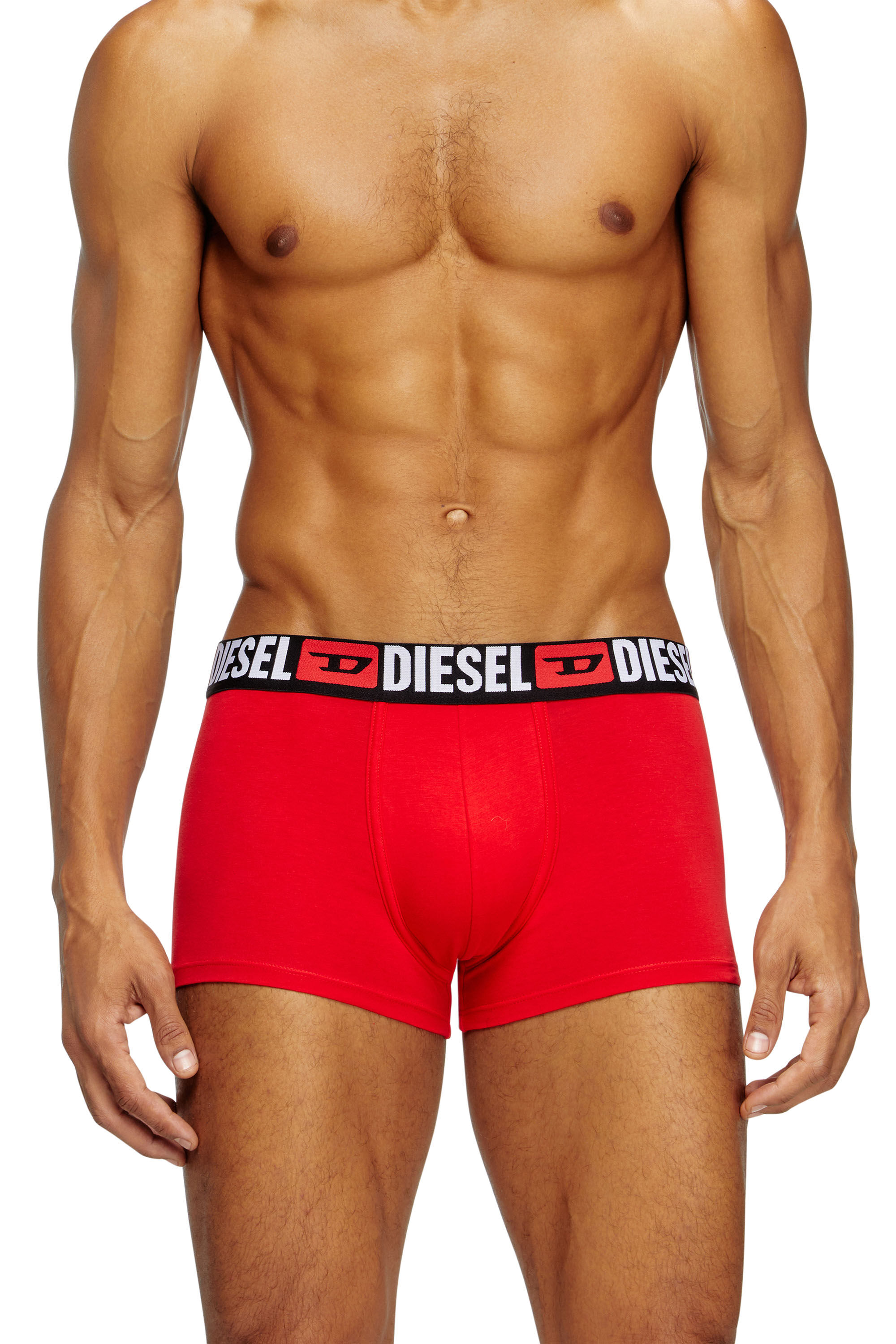 Diesel - UMBX-DAMIENTHREEPACK, Set de tres calzoncillos bóxer con logotipo en la cintura Hombre in Multicolor - 1