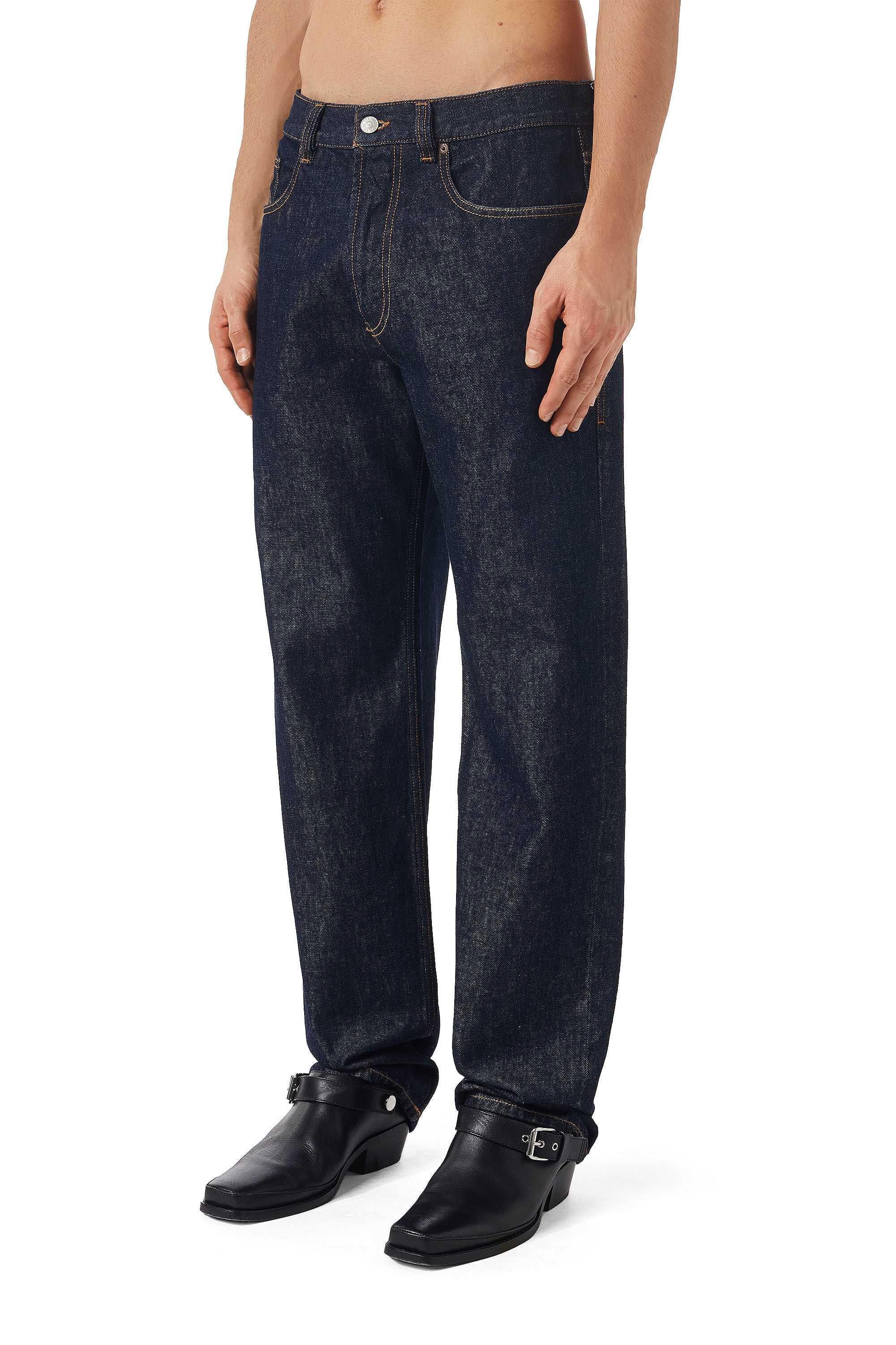 Diesel - 2010 Z9C02 Straight Jeans, Azul Oscuro - Image 5