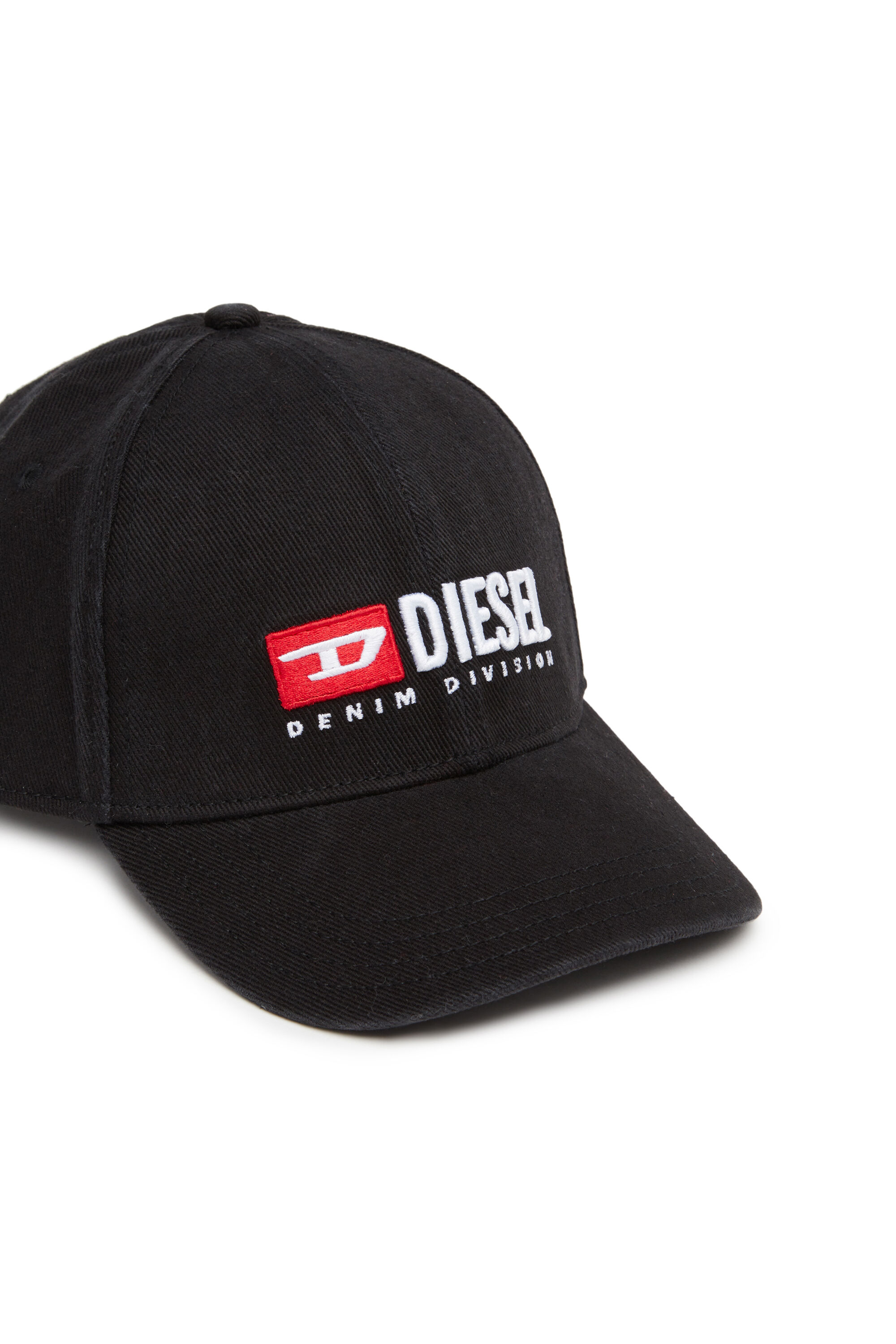 Diesel - CORRY-DIV-WASH, Hombre Gorra de béisbol con logotipo bordado in Negro - Image 3