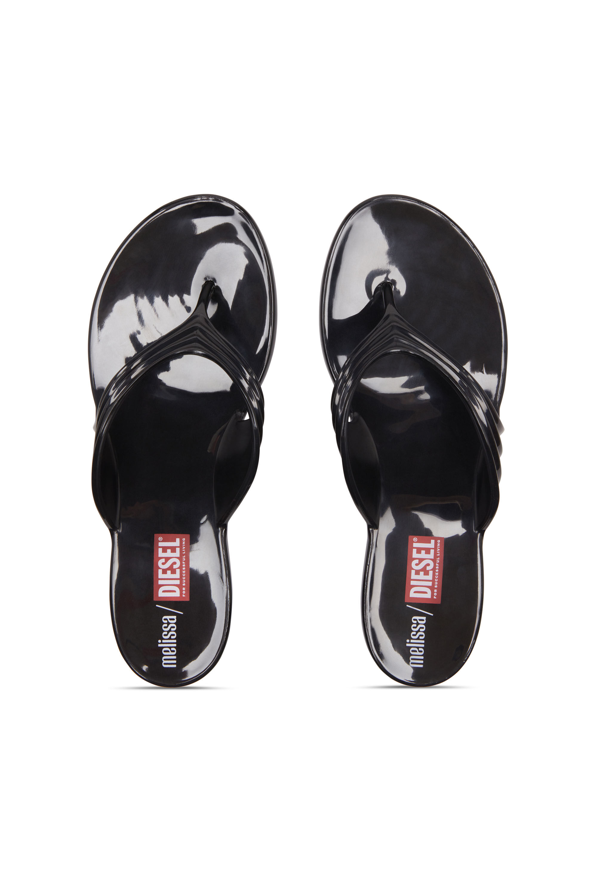 DIESEL◆Melissa × Diesel Quantum Thong サンダル Women's Sculptural flip-flops in Melflex® | Red | Diesel