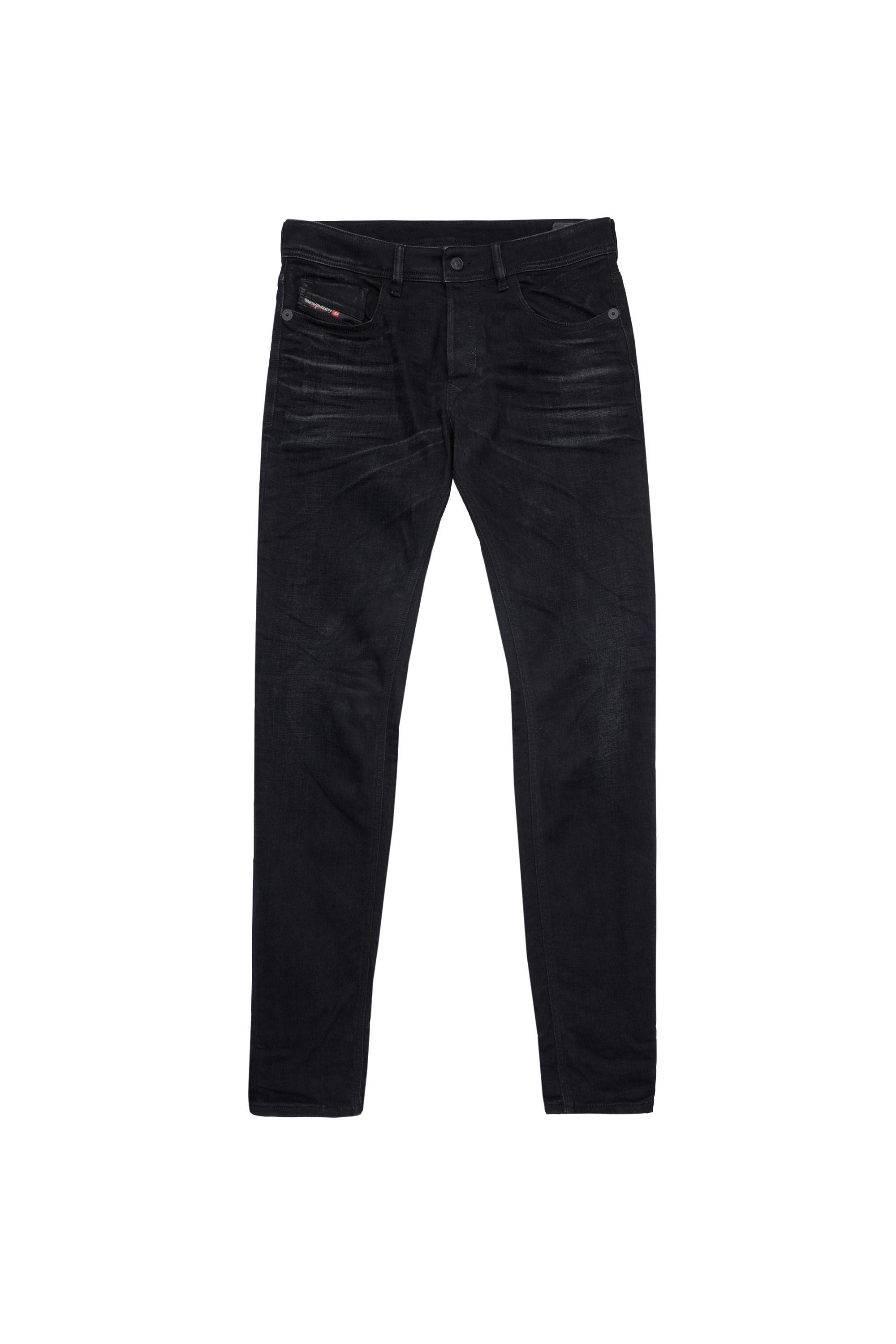 Diesel - Sleenker Skinny Jeans 09A75, Black/Dark grey - Image 2