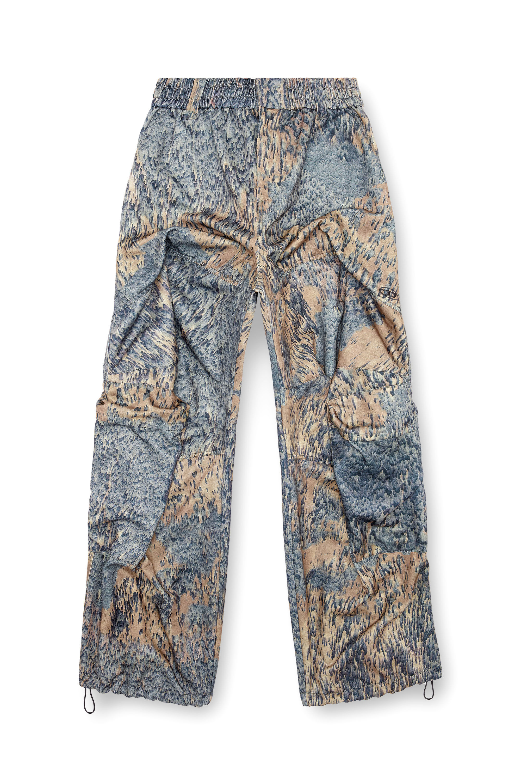 Diesel - P-ARNE-FEM-P1, Woman's Oversized cargo pants in Beige/Grey - 2