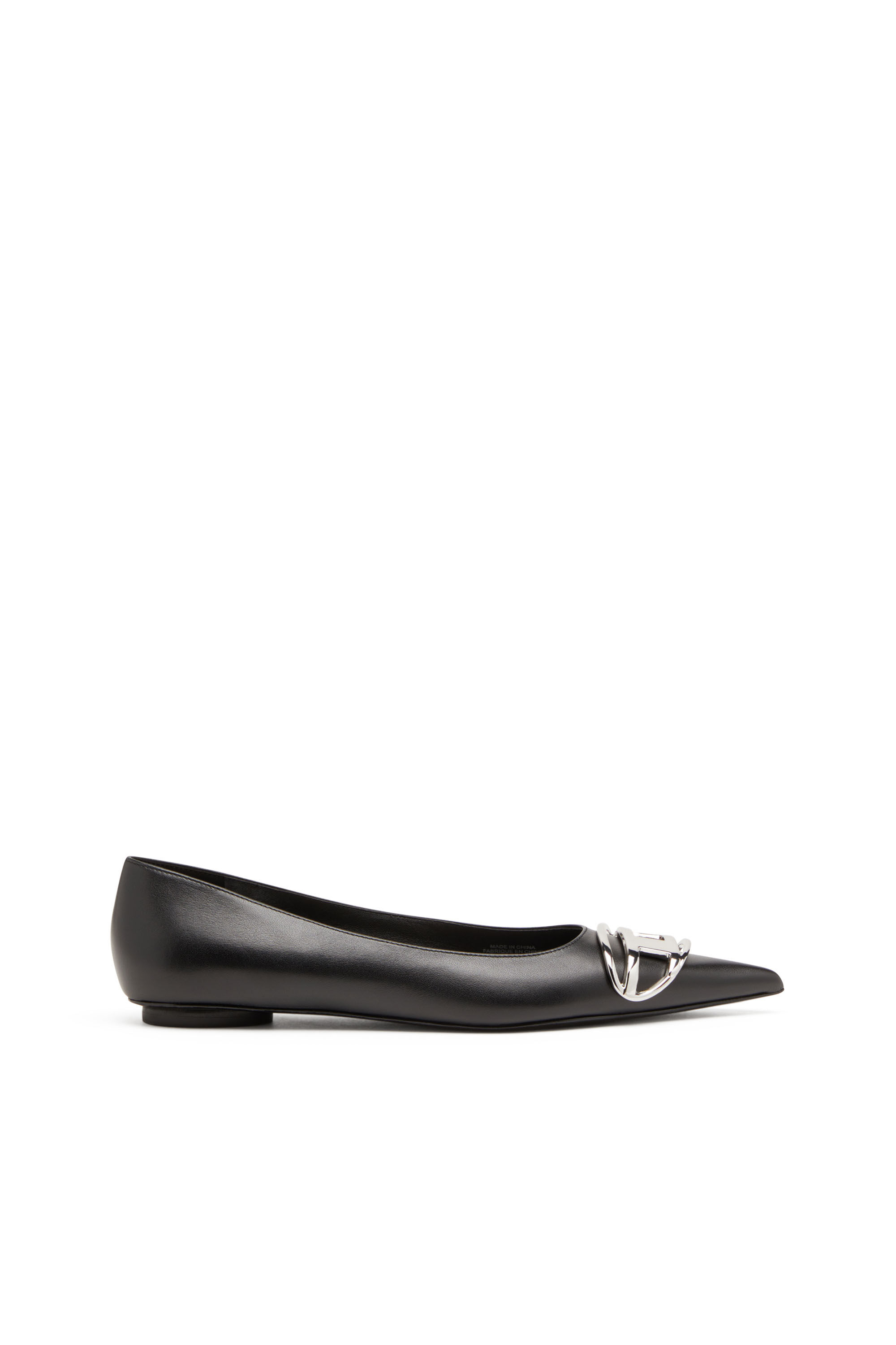 Women's D-Venus-Ballerina flats in nappa leather | Black
