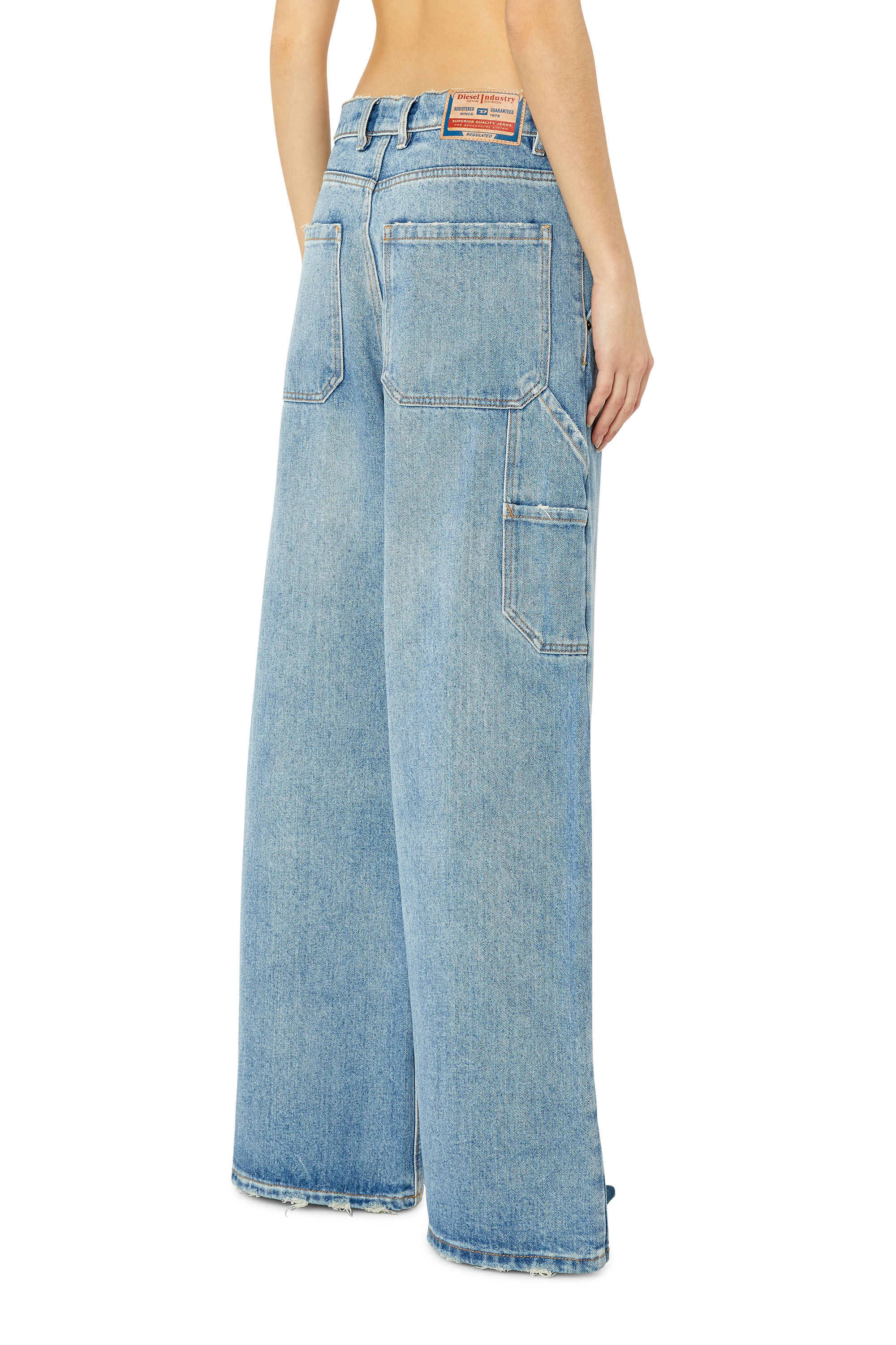 1998 D-Sire Woman: Straight Light blue Jeans | Diesel