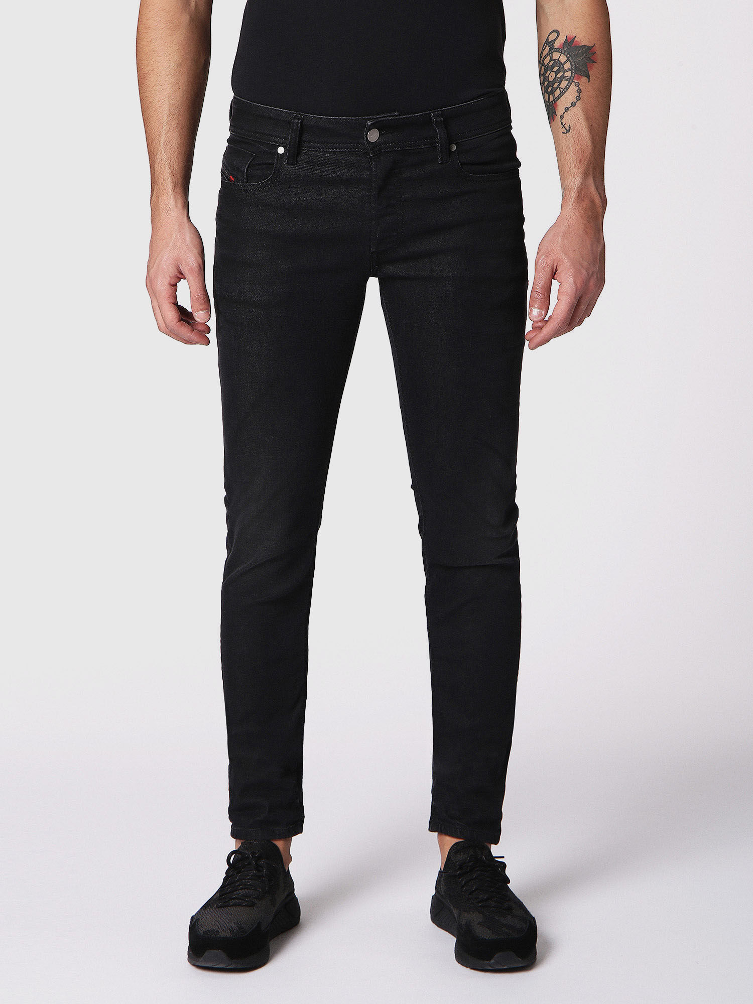 Diesel - Skinny Jeans Sleenker 084SB, Negro/Gris oscuro - Image 2