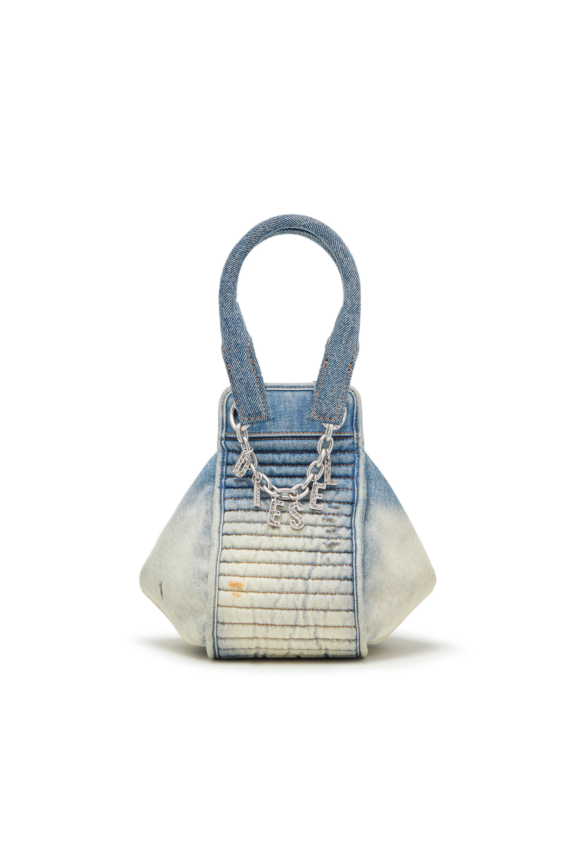 Women's D-Vina-S - Small slouchy bag in solarised denim | D-VINA-S