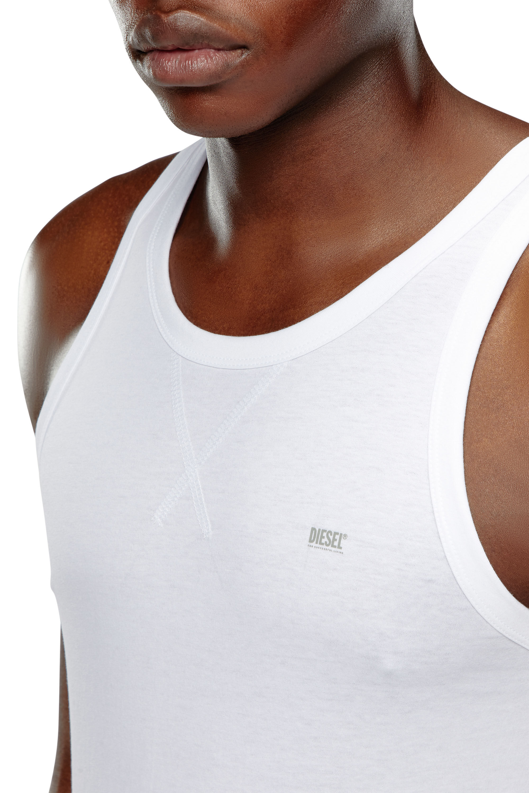 Men's Two-pack of cotton tank tops | Black | Diesel