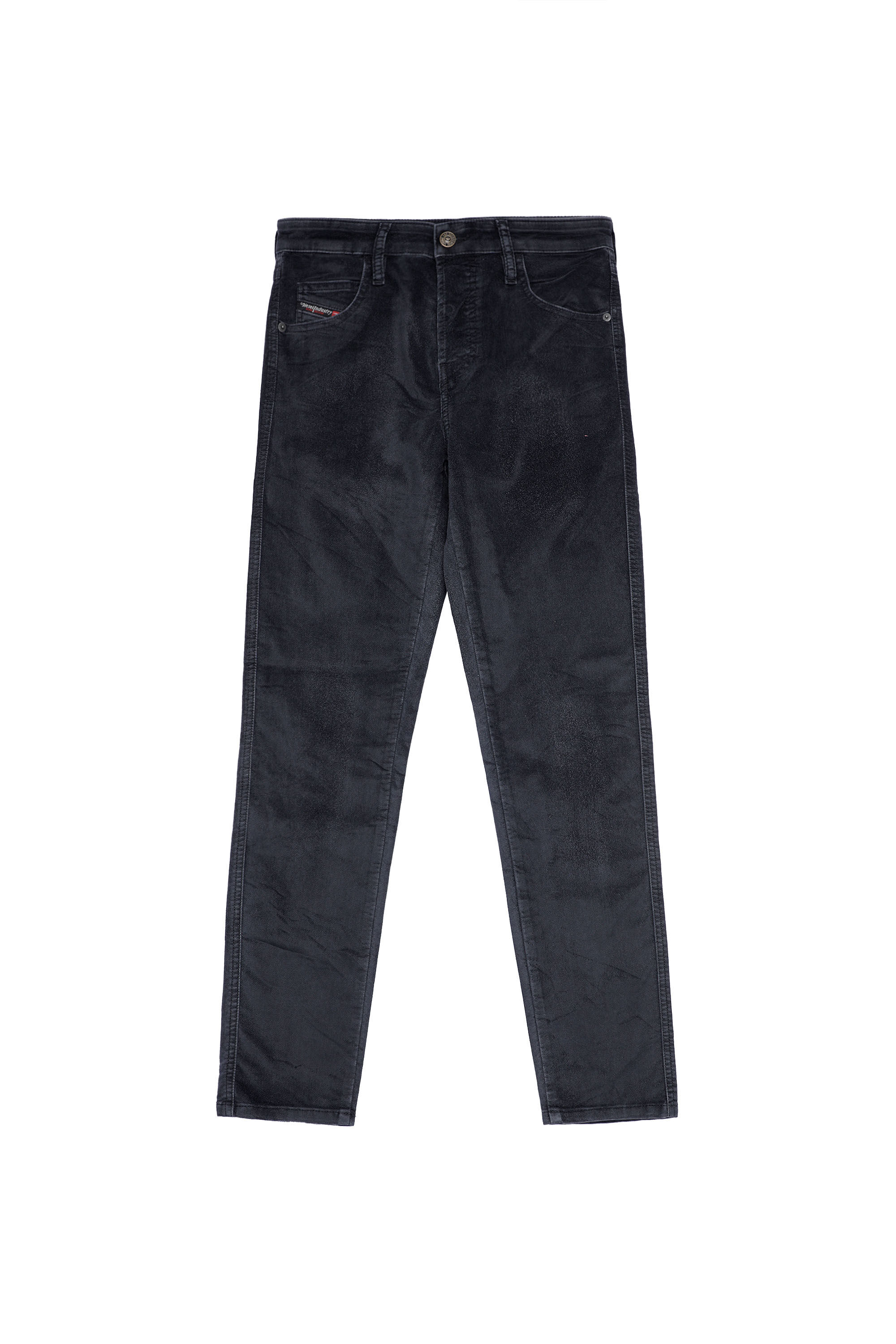 Diesel - 2015 BABHILA 069XI Skinny Jeans, Negro/Gris oscuro - Image 2