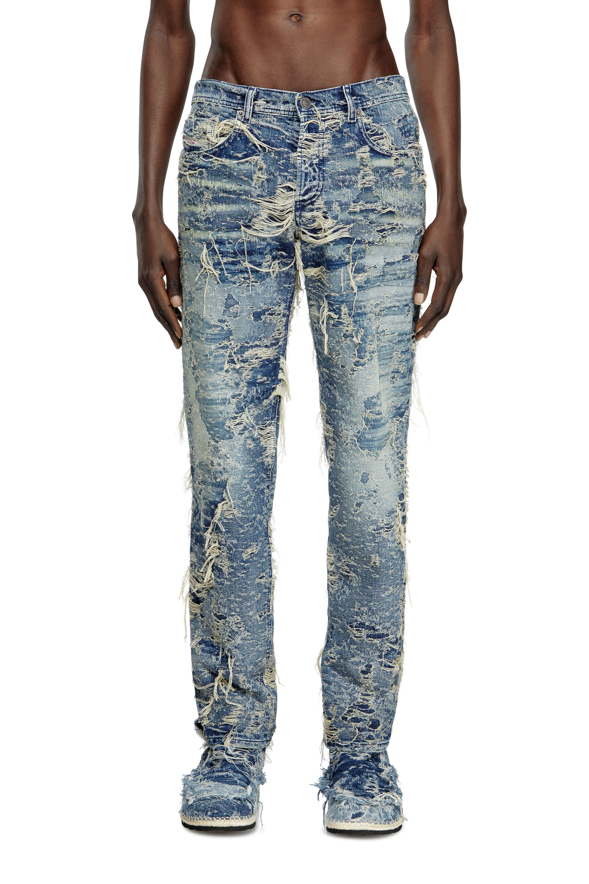 Diesel - Regular Jeans 2023 D-Finitive 09M04 Hombre, Azul medio - 3