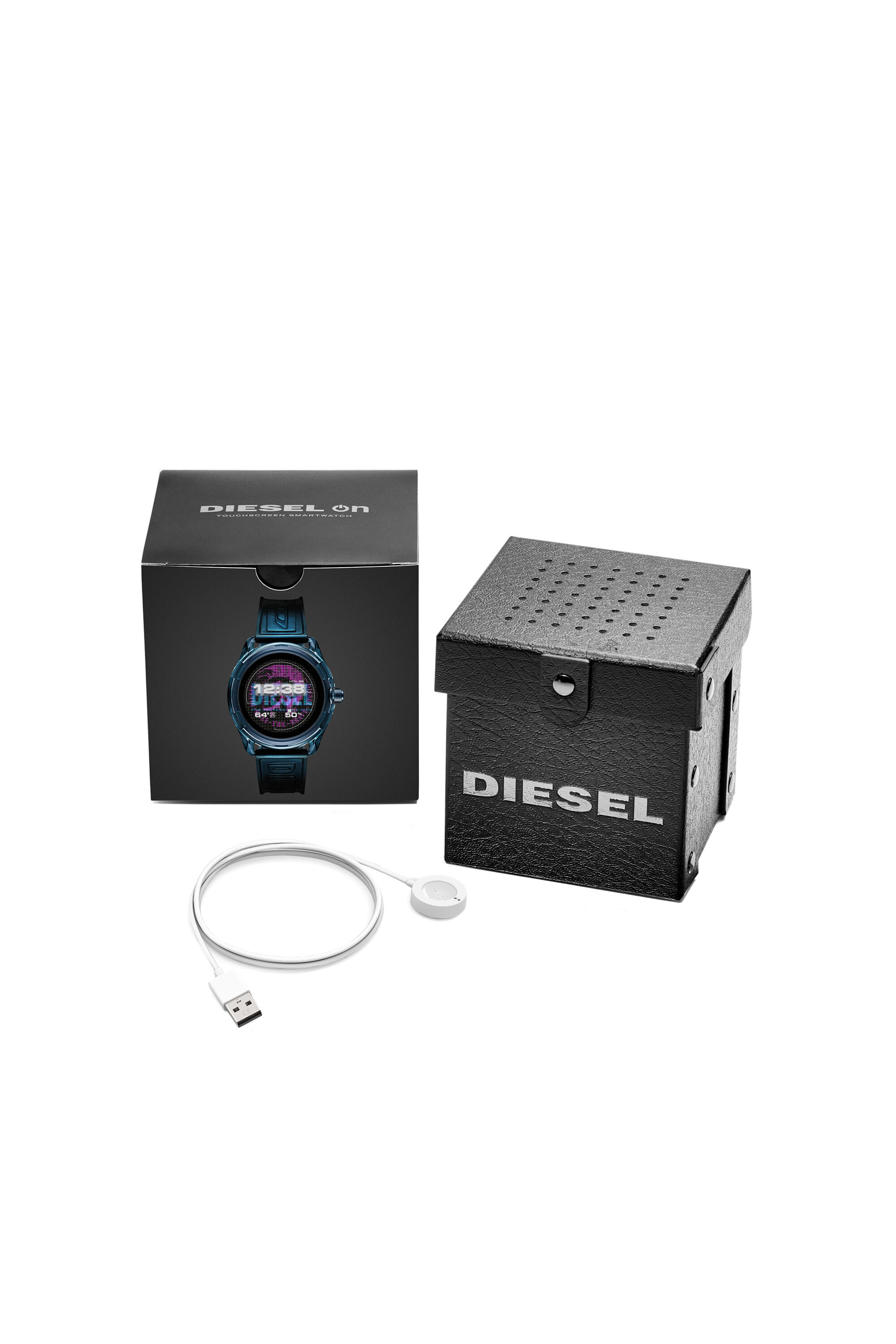 Diesel - DT2020, Smartwatch Diesel On Fadelite: Azul transparente Hombre in Azul marino - 6