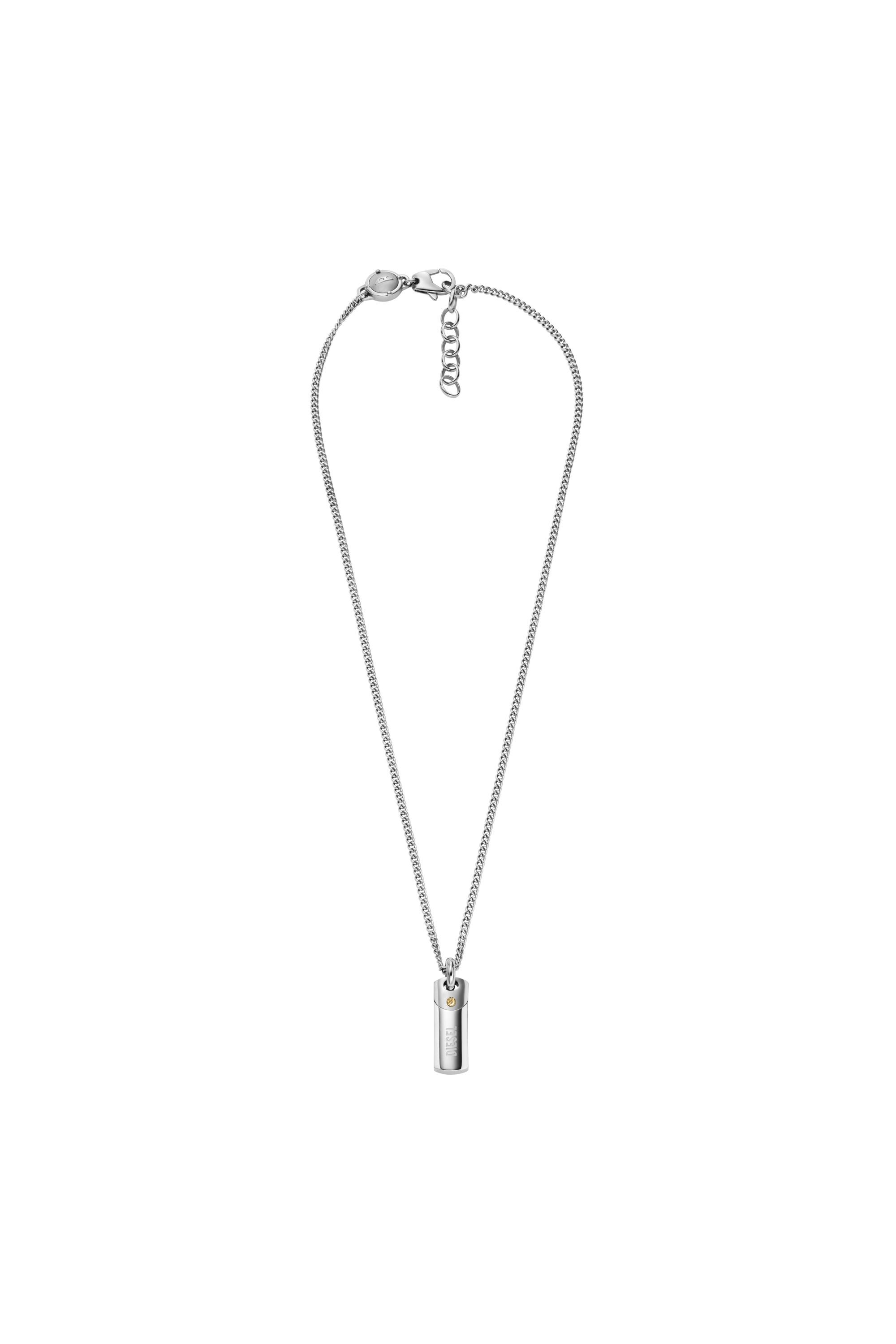 【完売】  DX1116 Man: Diesel | necklace pendant tag dog Steel アクセサリー