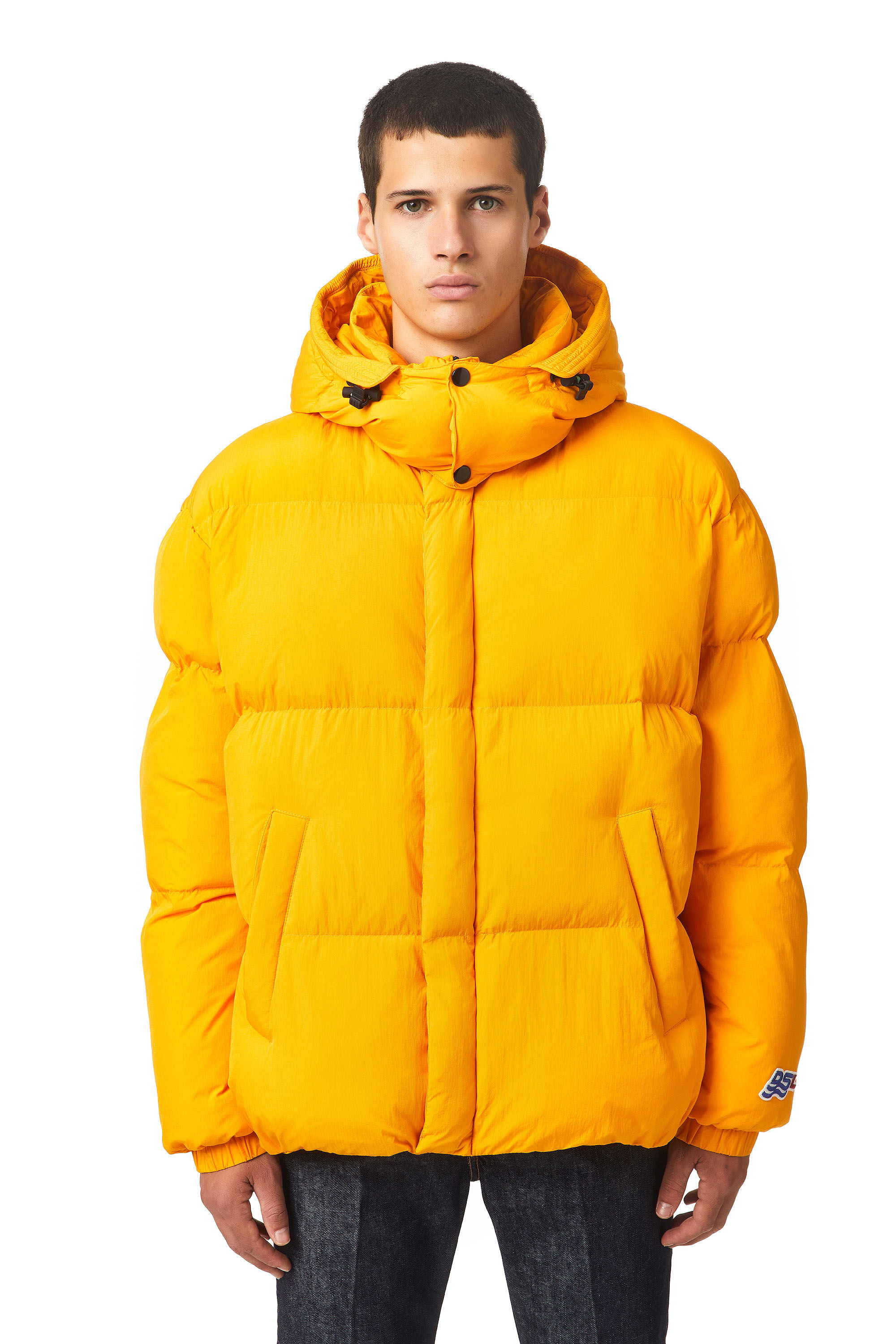 W-ROLF-FD Man: Padded jacket in PU-coated nylon | Diesel