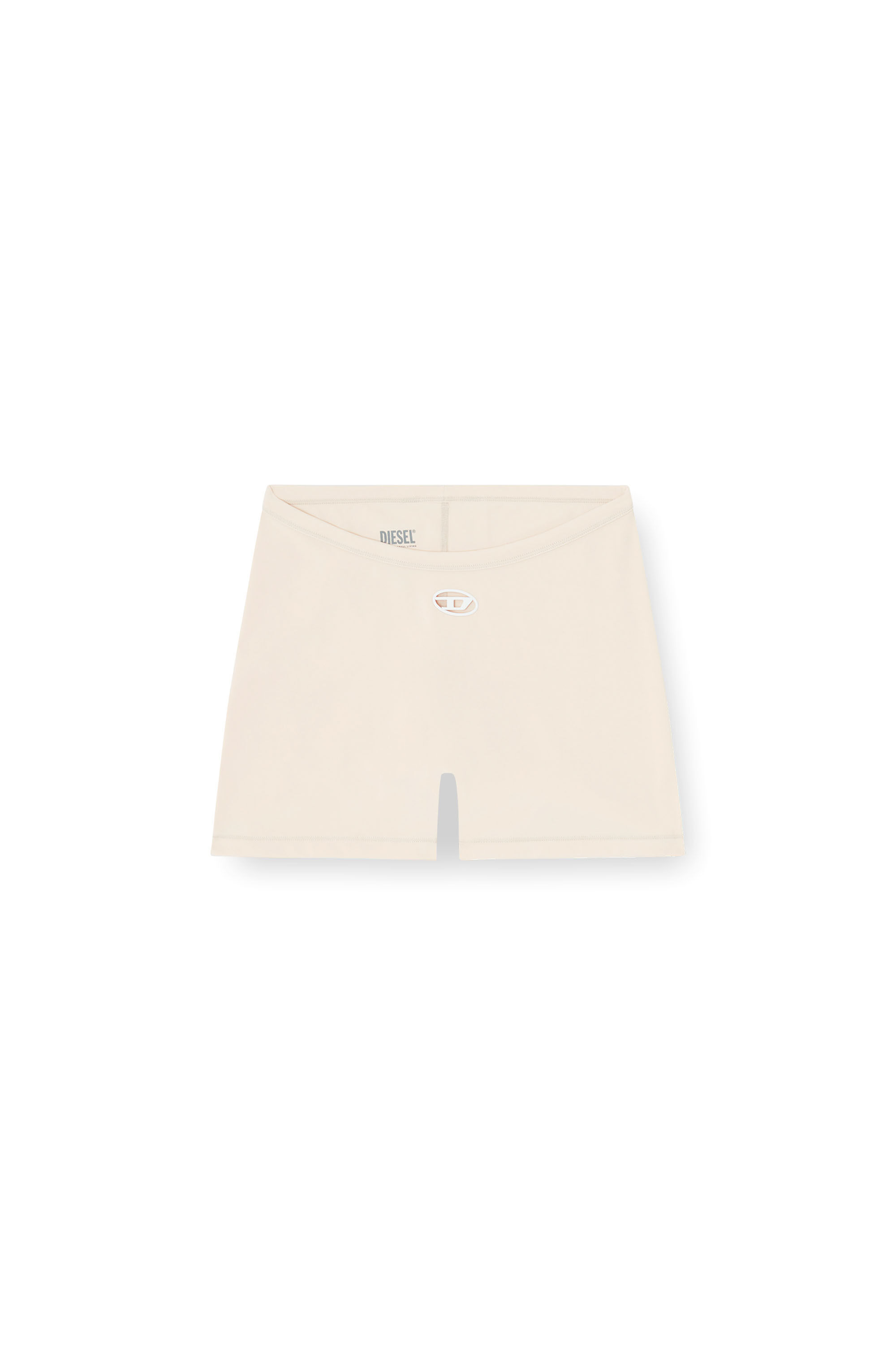 Diesel - SOPHIA-UTLT, Woman's Stretch boxer briefs with cut-out logo in Nude - 4