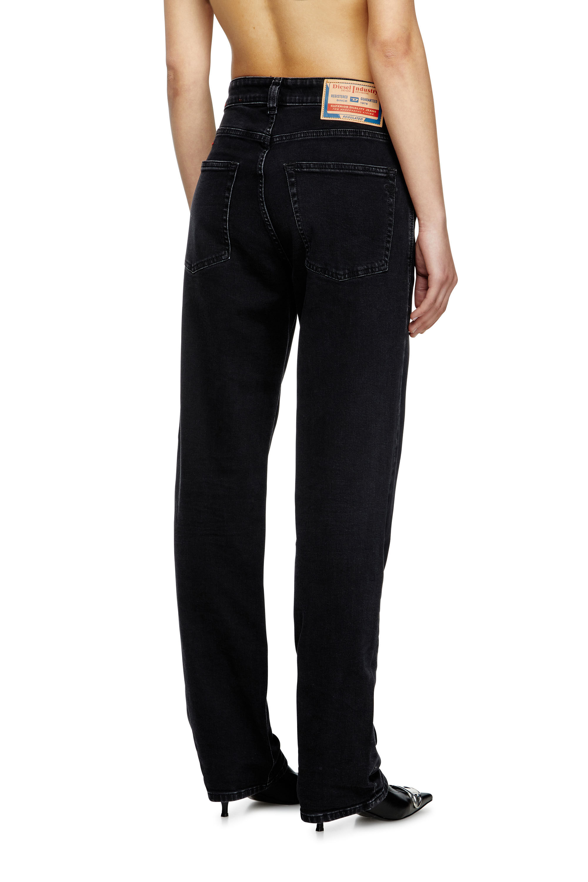 Diesel - Woman's Regular Jeans 1988 D-Ark 09M69, Black/Dark grey - 4