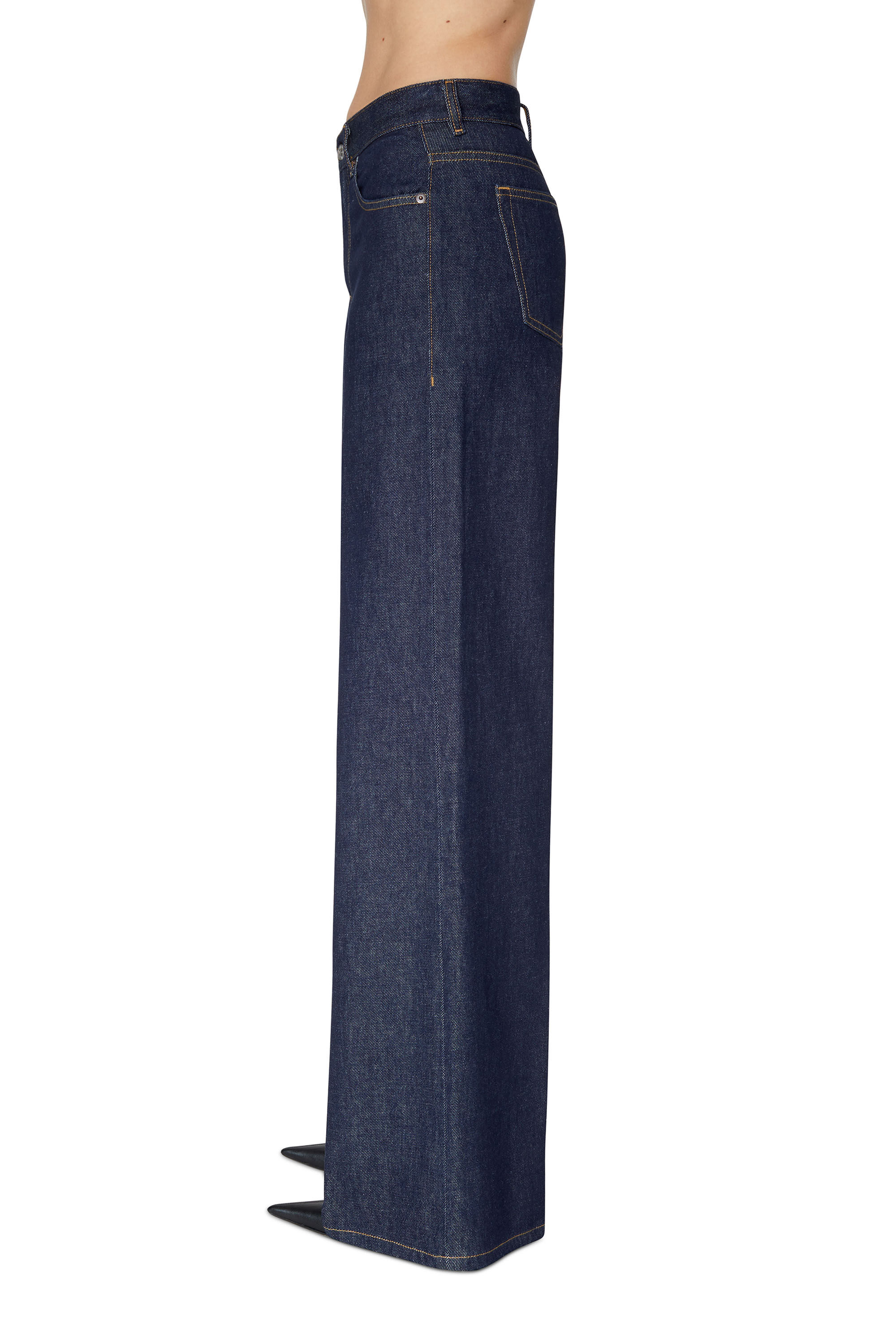 Diesel - 1978 D-Akemi Z9C02 Bootcut and Flare Jeans, Dark Blue - Image 6