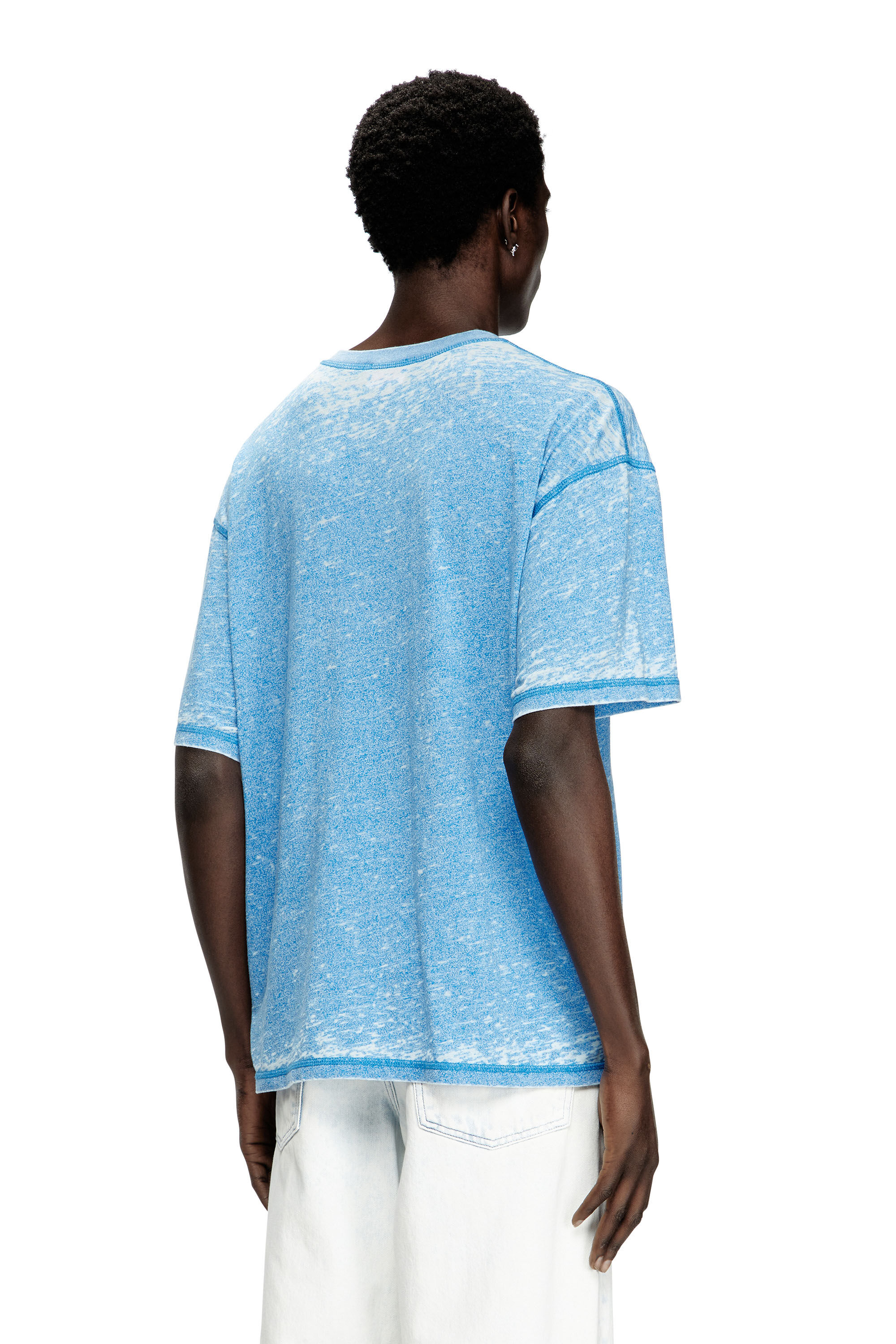 SALSATION　Tshirt with split　S　Light blue Tshirt with split – Salsation Wear