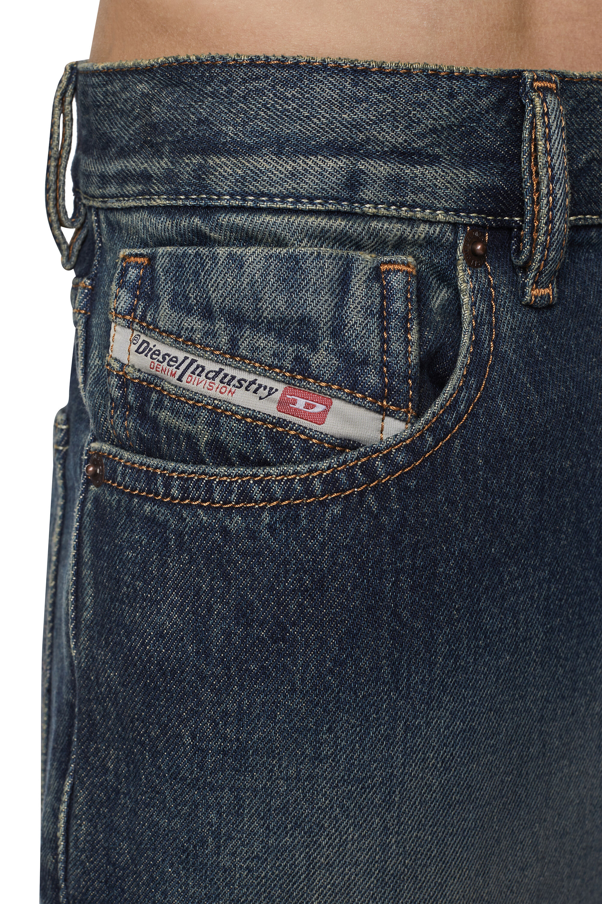 Diesel - Straight Jeans 2010 D-Macs 09C04, Azul Oscuro - Image 6