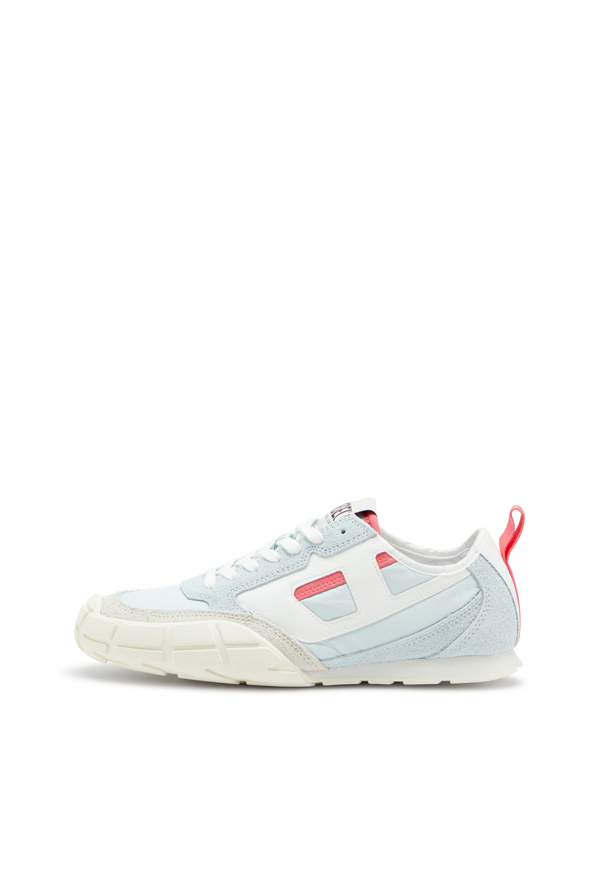 Diesel - S-PAGODHA LOW W, Woman's S-Pagodha-Sneakers in leather, suede and ripstop in Light Blue - 7