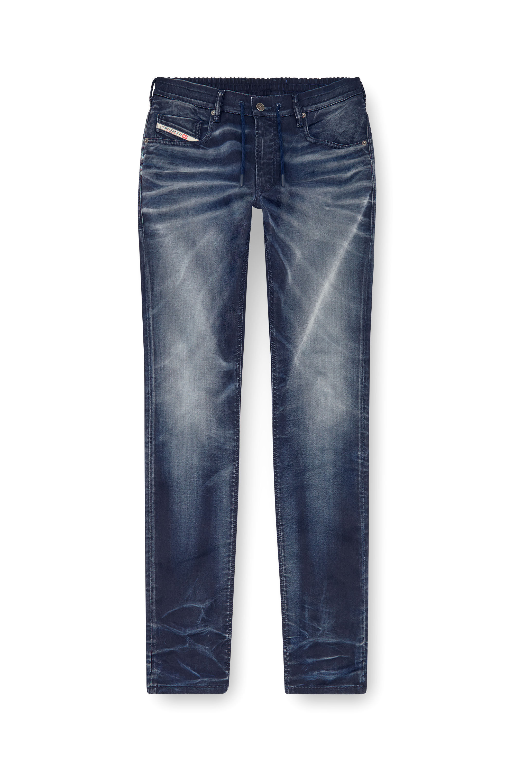 Diesel - Man Tapered 2030 D-Krooley Joggjeans® 068MD, Dark Blue - Image 2