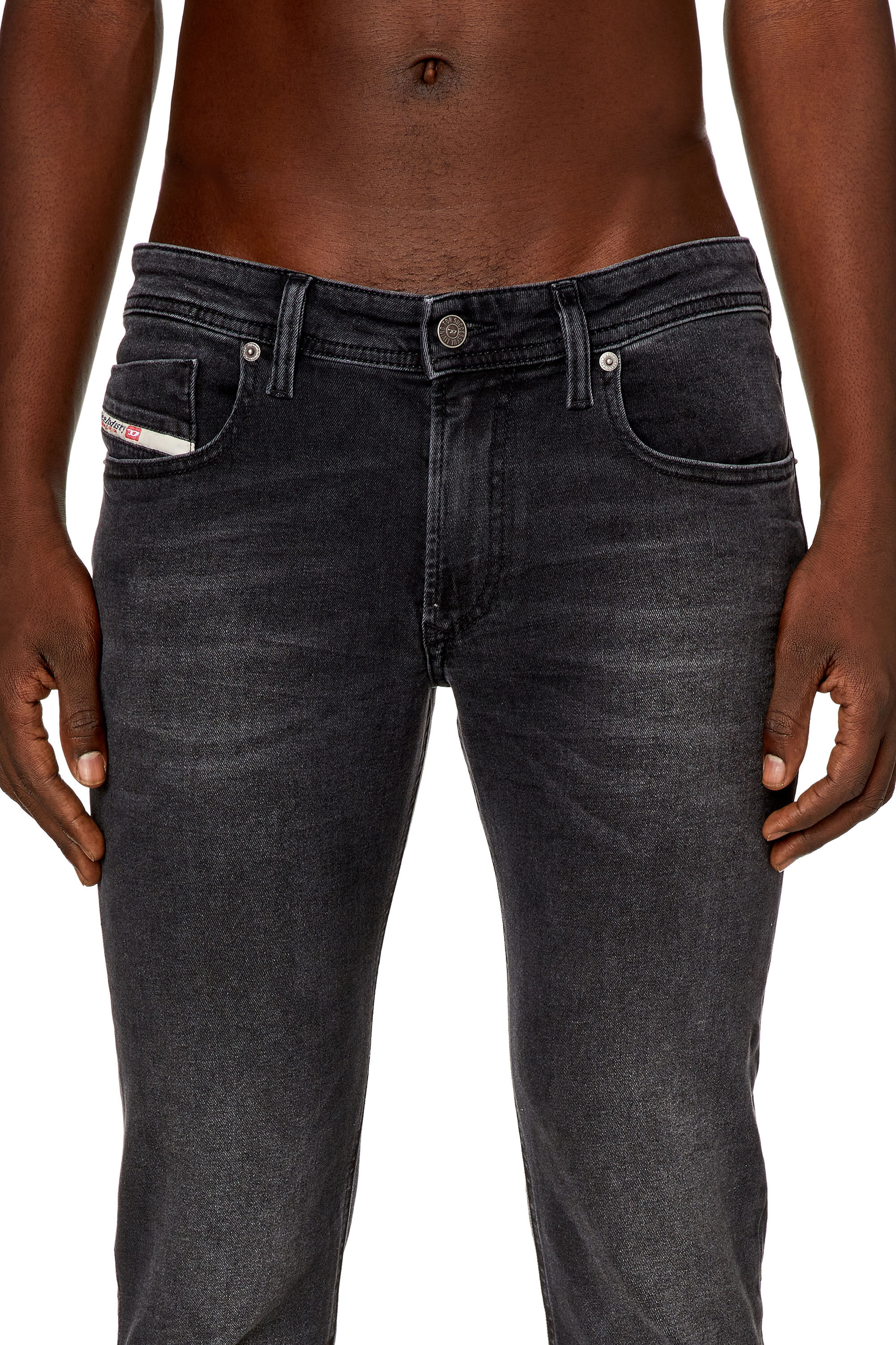 Men's Skinny Jeans | Black/Dark grey | Diesel 1979 Sleenker