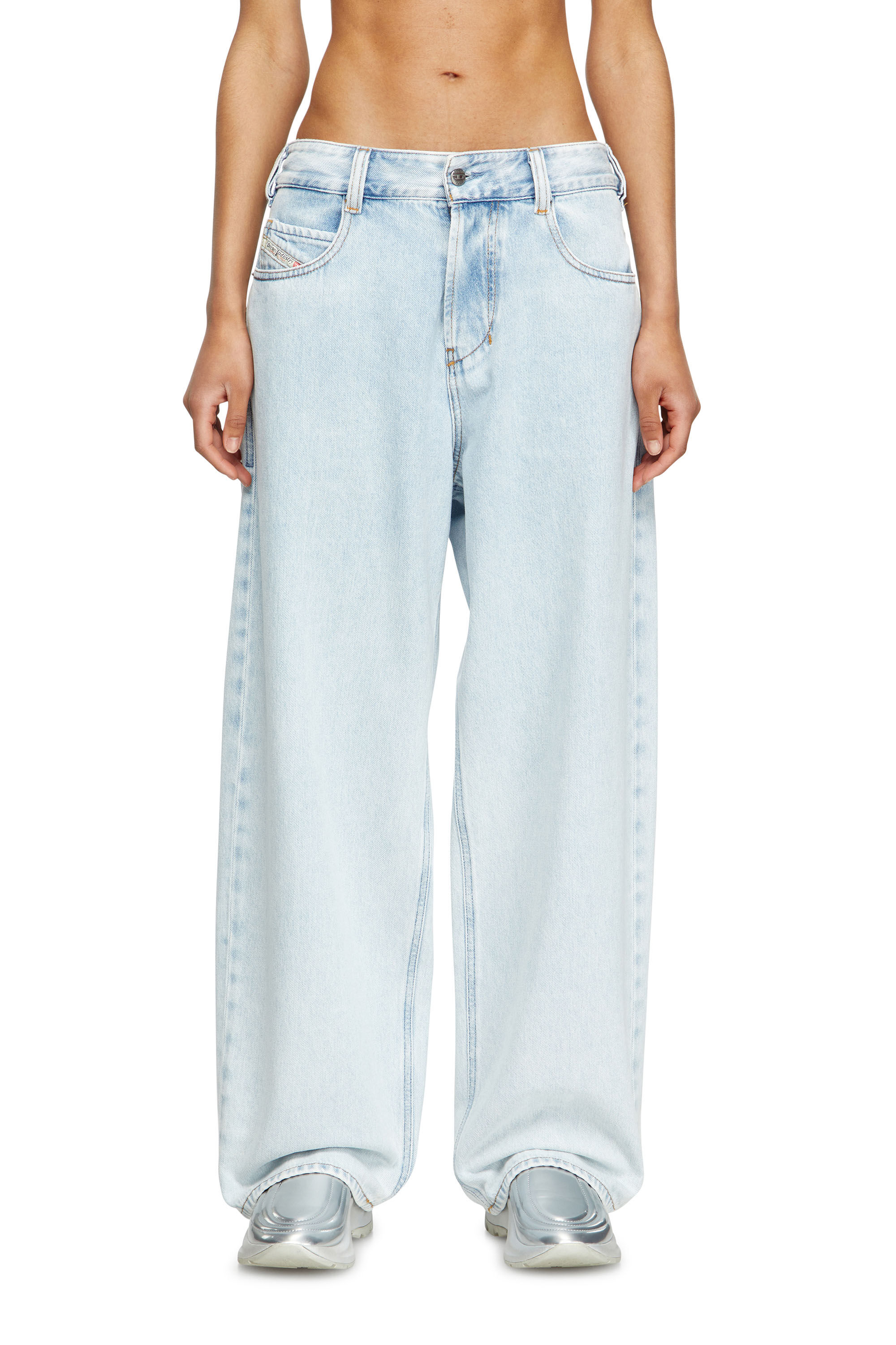 Diesel - Unisex's Relaxed Jeans 1997 D-Enim 0DBDX, Dark Blue - 7