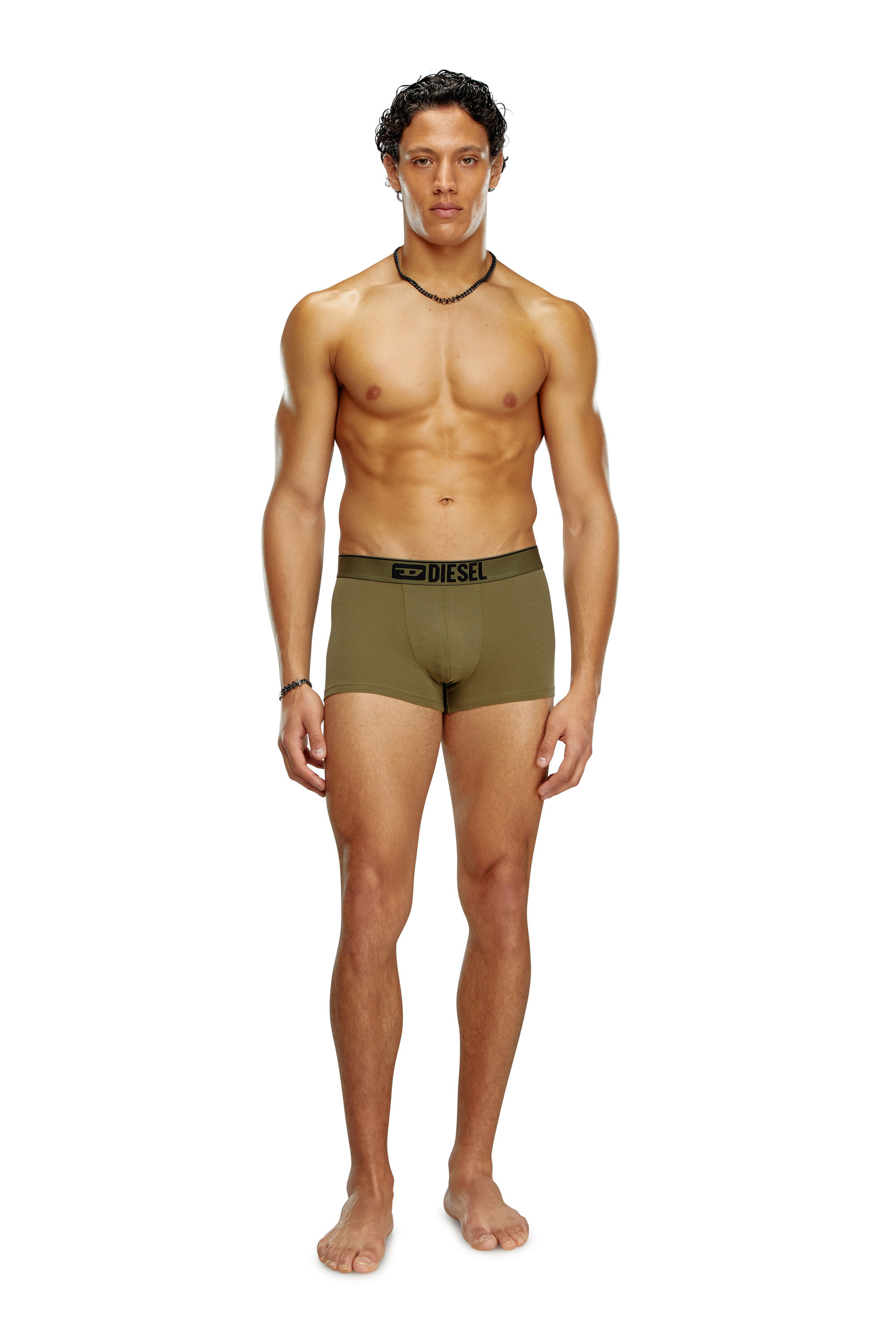 品質が Men's Diesel | Green | camo and plain briefs boxer 3-pack 下着・アンダーウェア