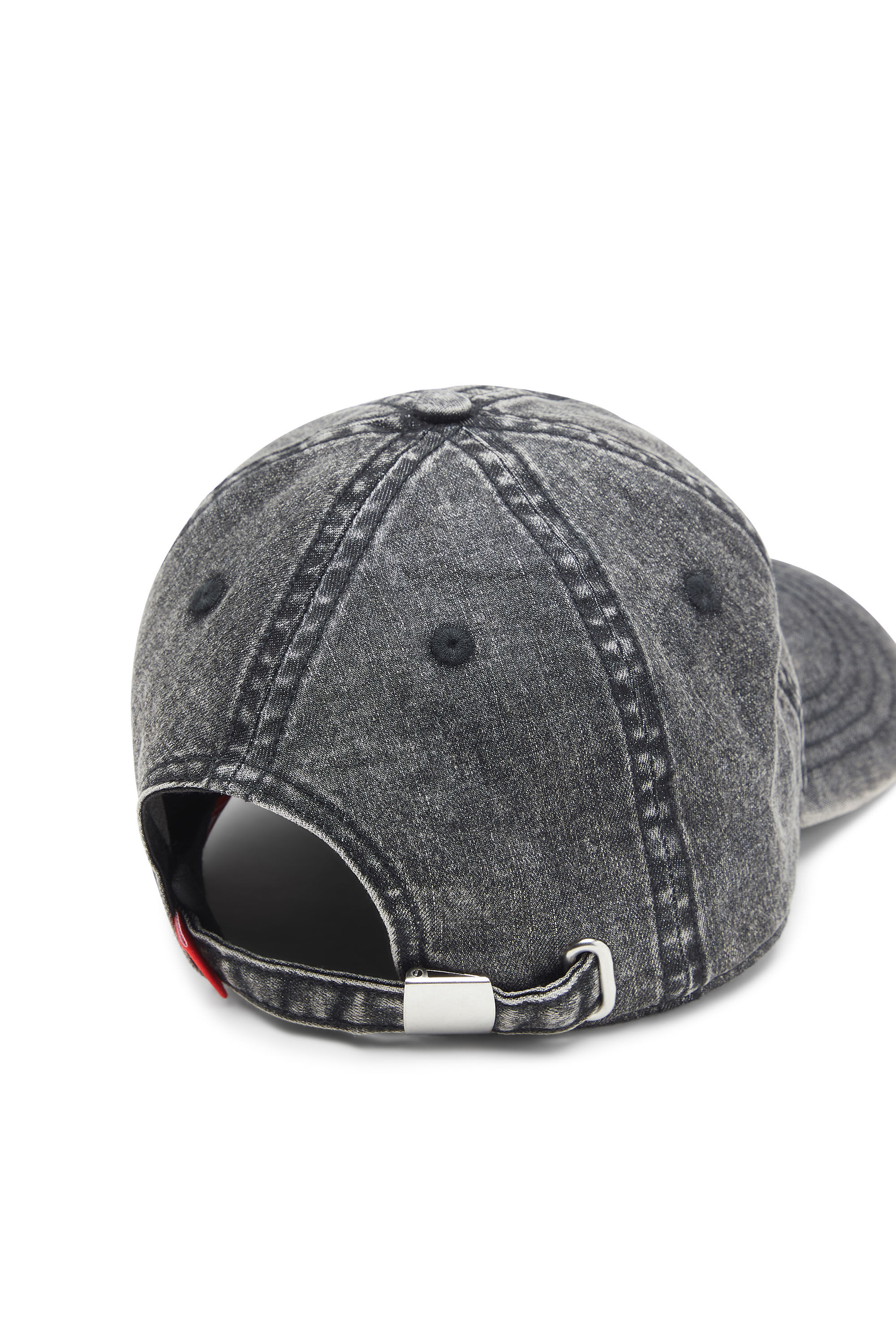 Men's Denim baseball cap with Oval D hardware | Black | Diesel
