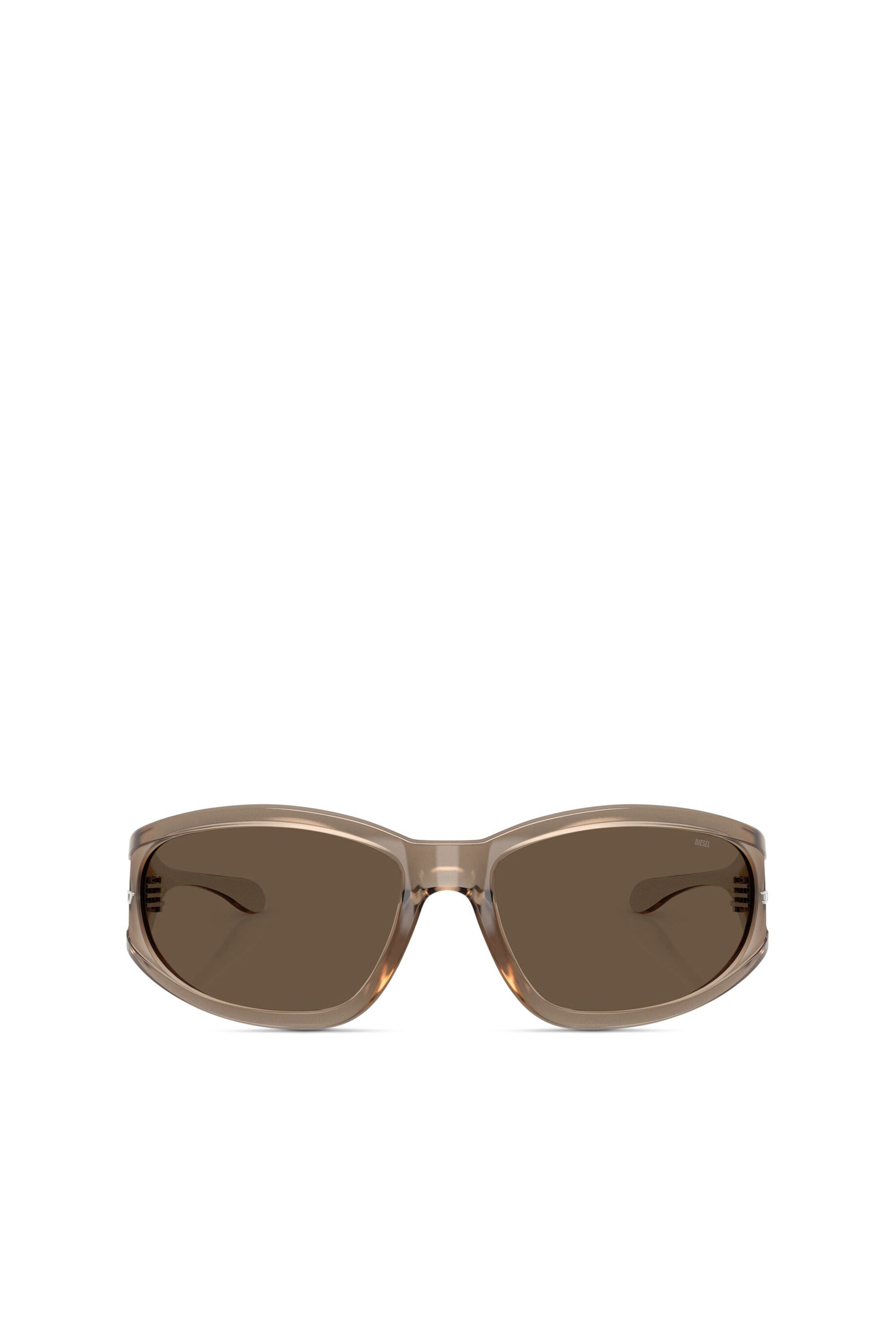 【DIESEL】送料/関税込 0DL3002 GLASSES Women's Rectangular sunglasses in acetate | Multicolor | Diesel