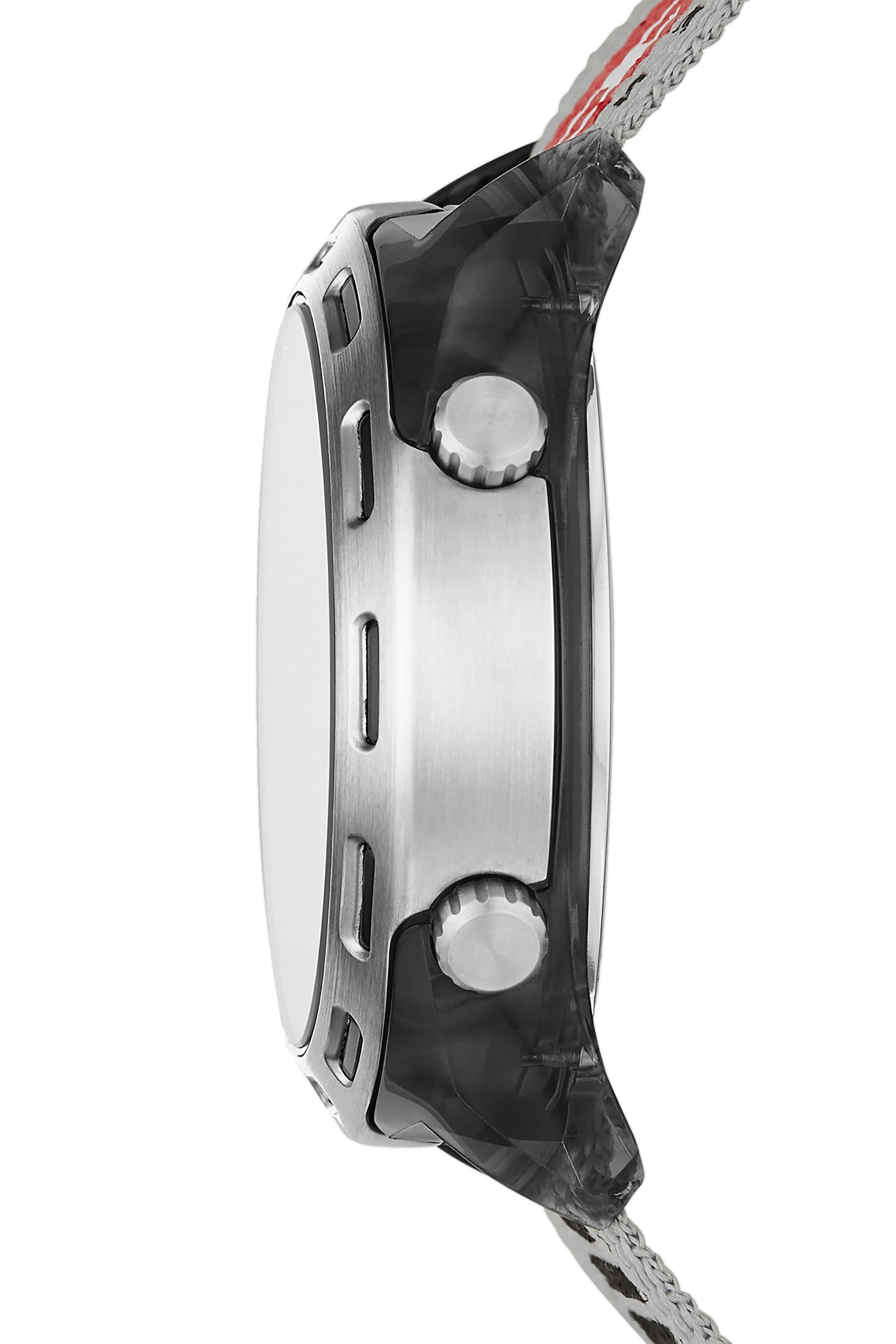 DZ1894 Man: Crusher digital gray nylon watch | Diesel