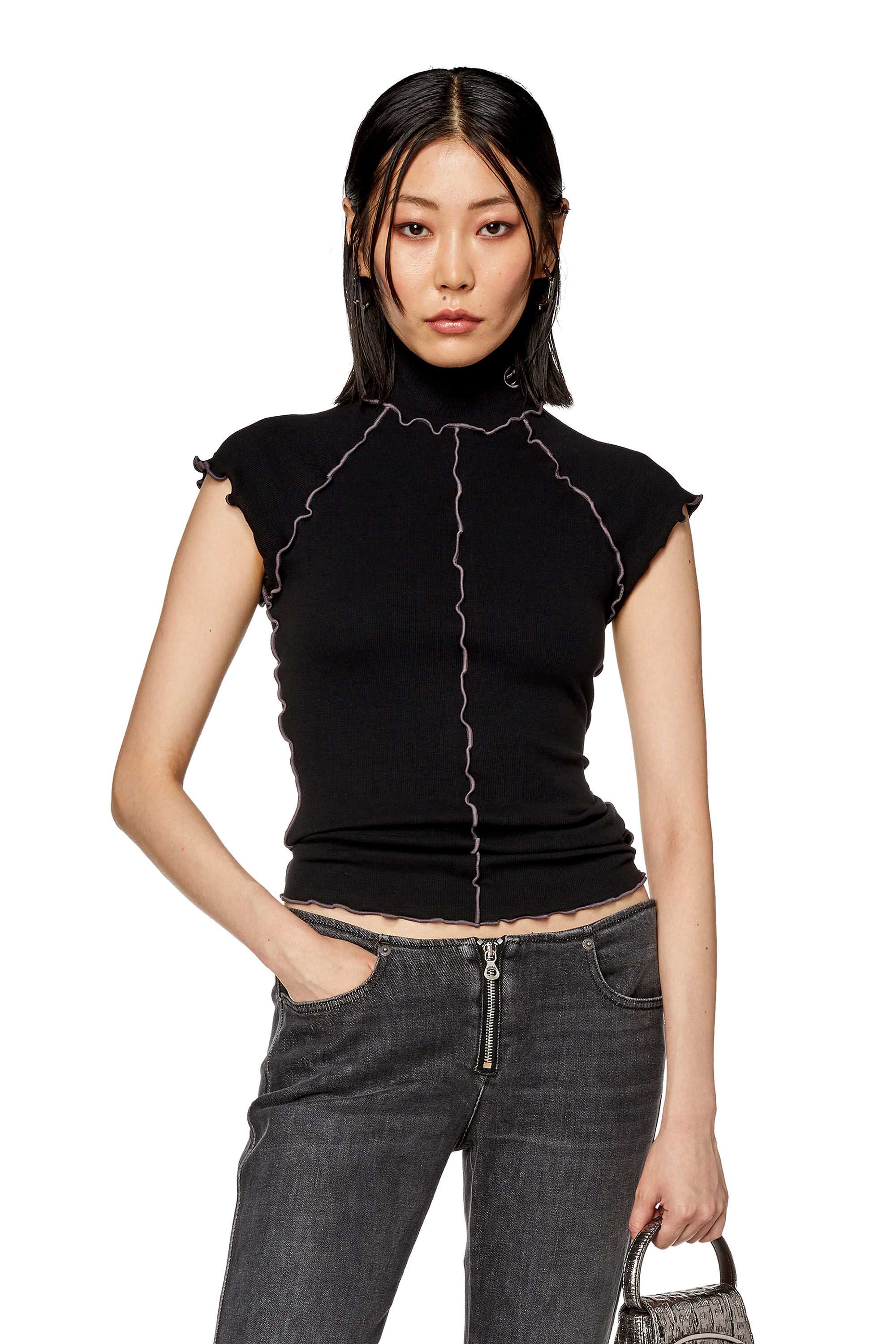 Diesel - T-RIBELLE, Black - Image 3