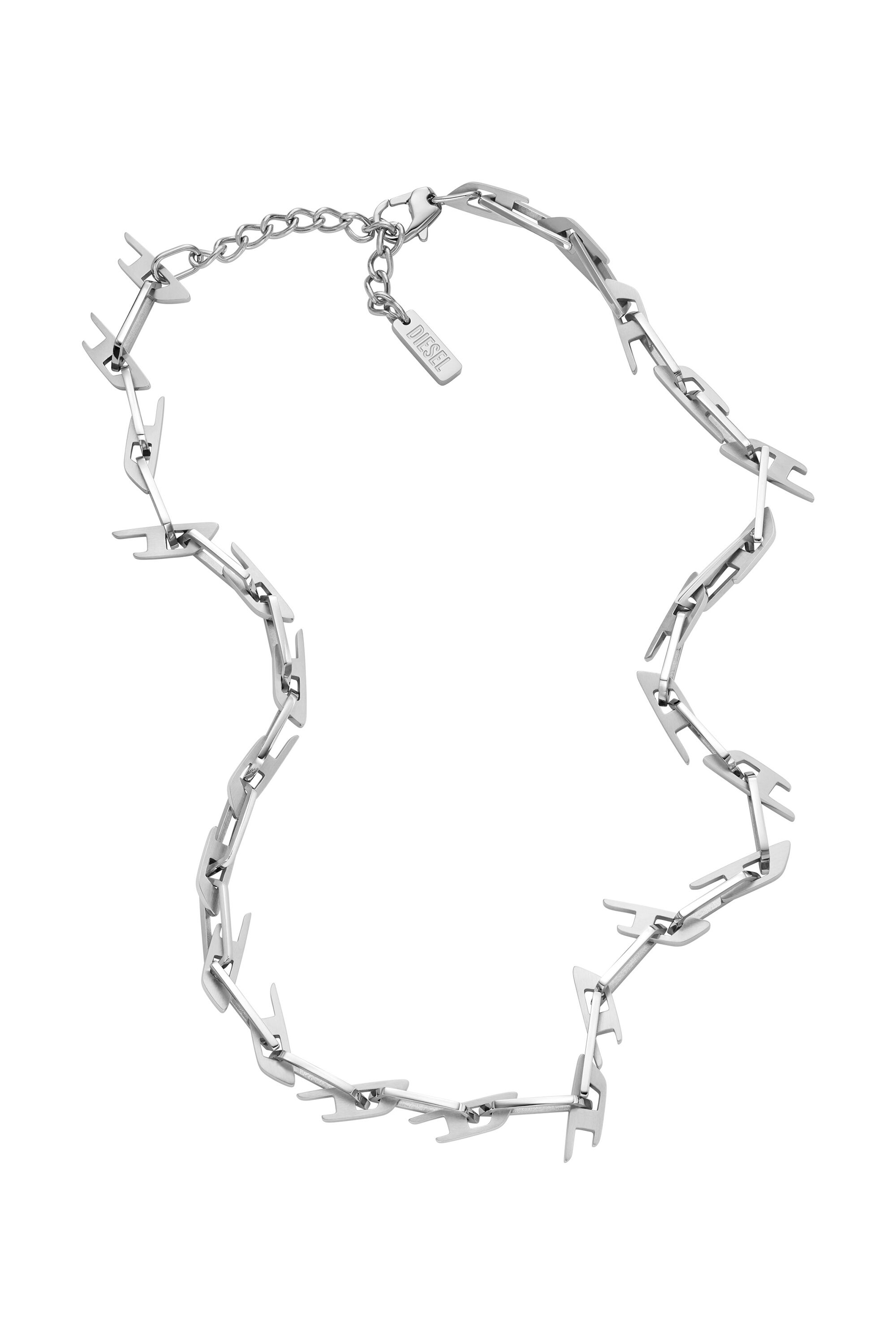 Women's Interlocking D Logo Stainless Steel Chain Necklace