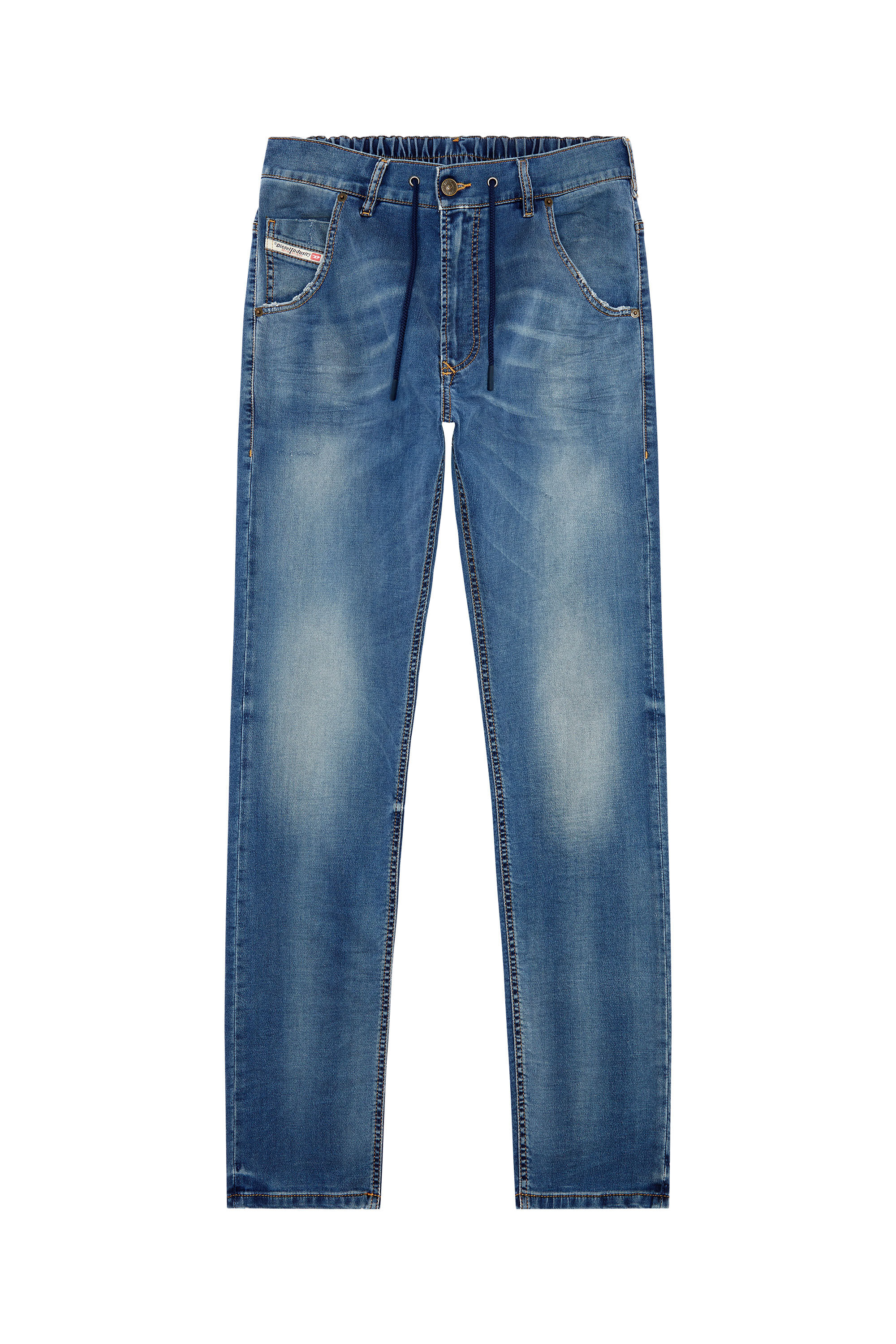 Men's Regular Jeans | Medium blue | Diesel 2030 D-Krooley Joggjeans®