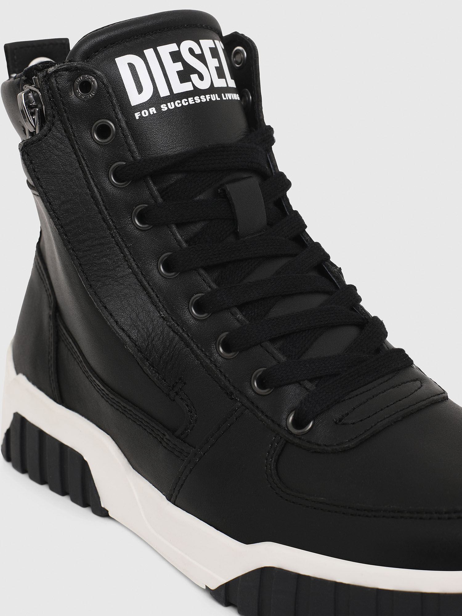 S-RUA MID W Women: High-top leather sneakers | Diesel