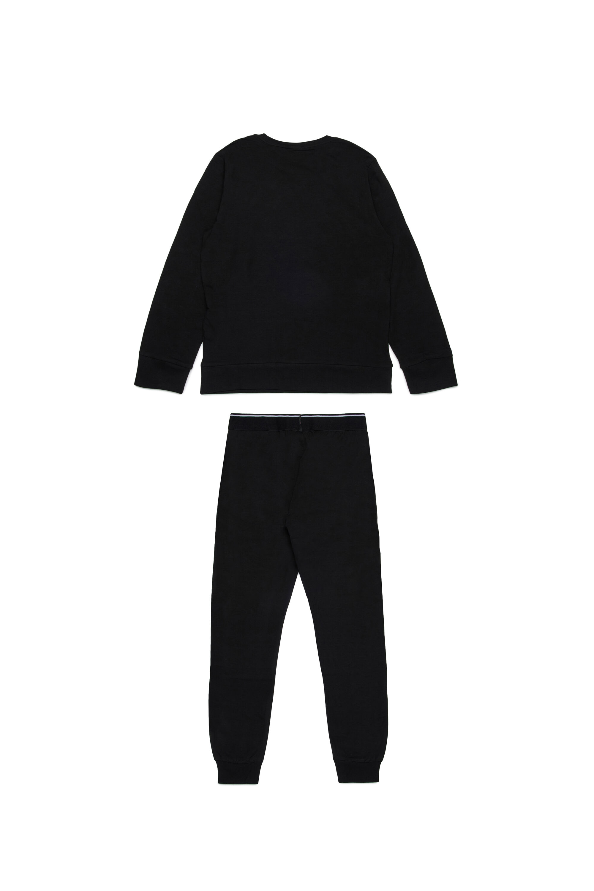 Diesel - UNPELIO, Man's Pyjama set with logo in Black - 2