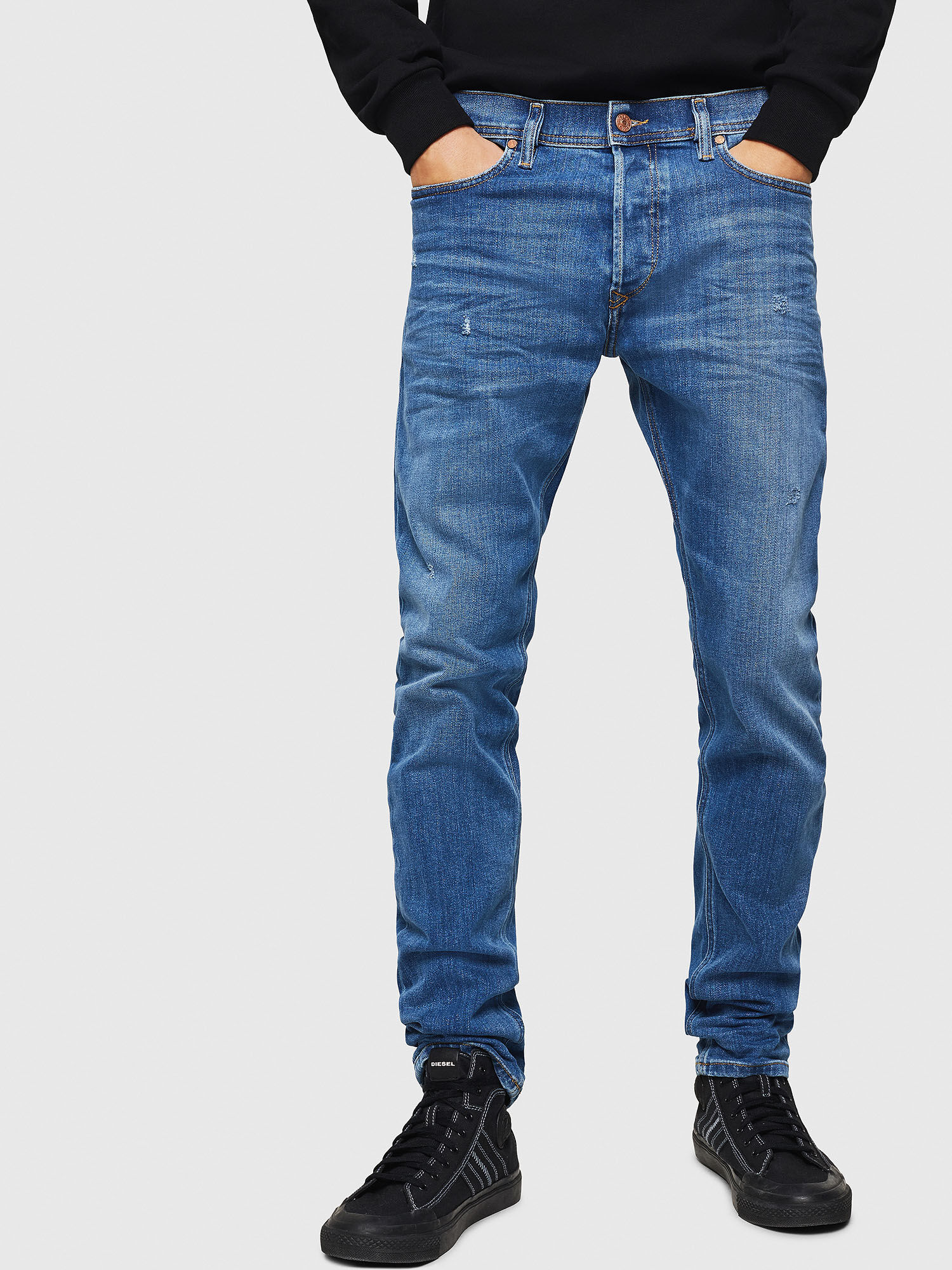 TEPPHAR-X 083AX Men: Slim Light blue Jeans | Diesel