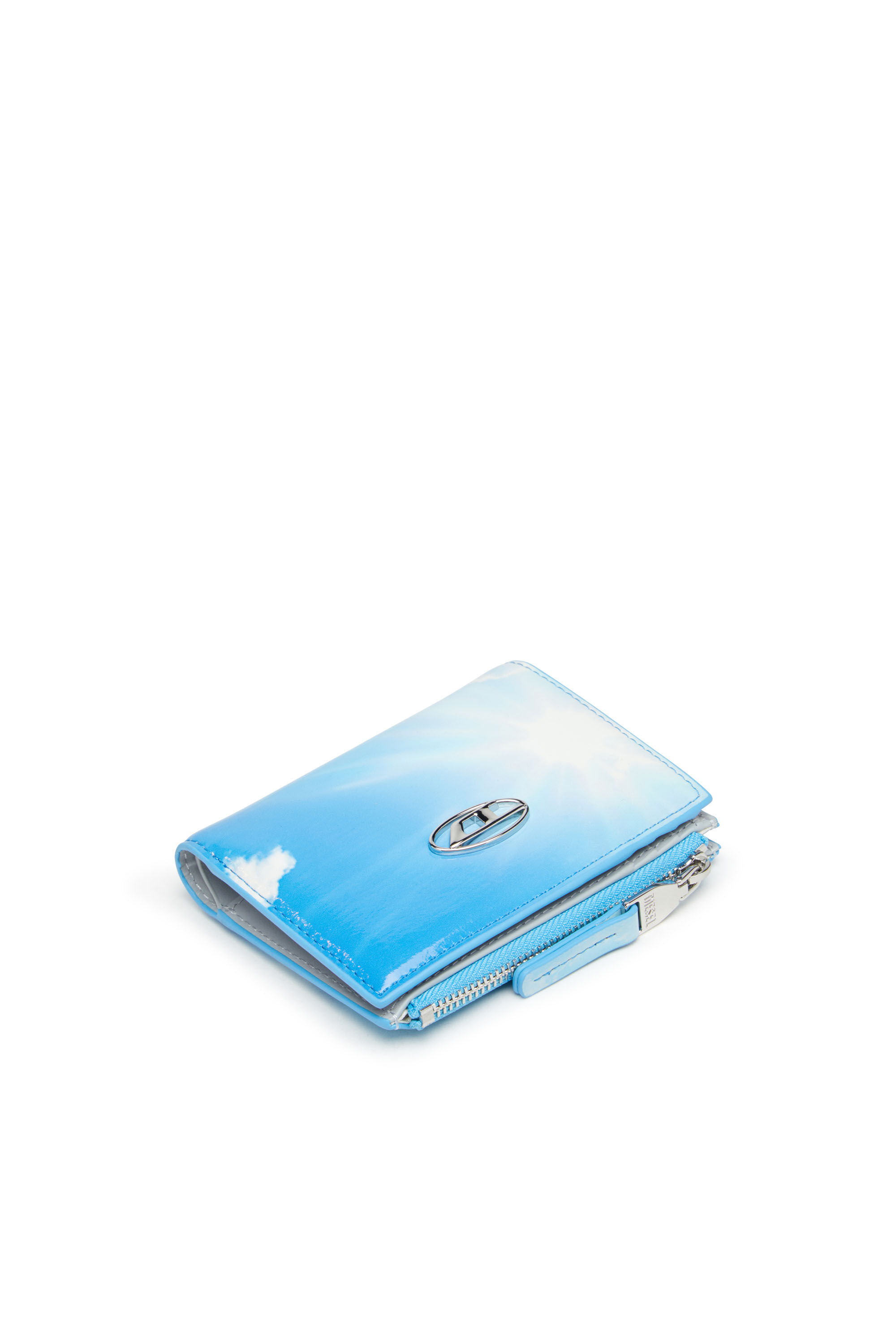 DIESEL☆ Wallet purse in crystal denim ブルー ラインストーン Women's Wallet purse in crystal denim | Blue | Diesel