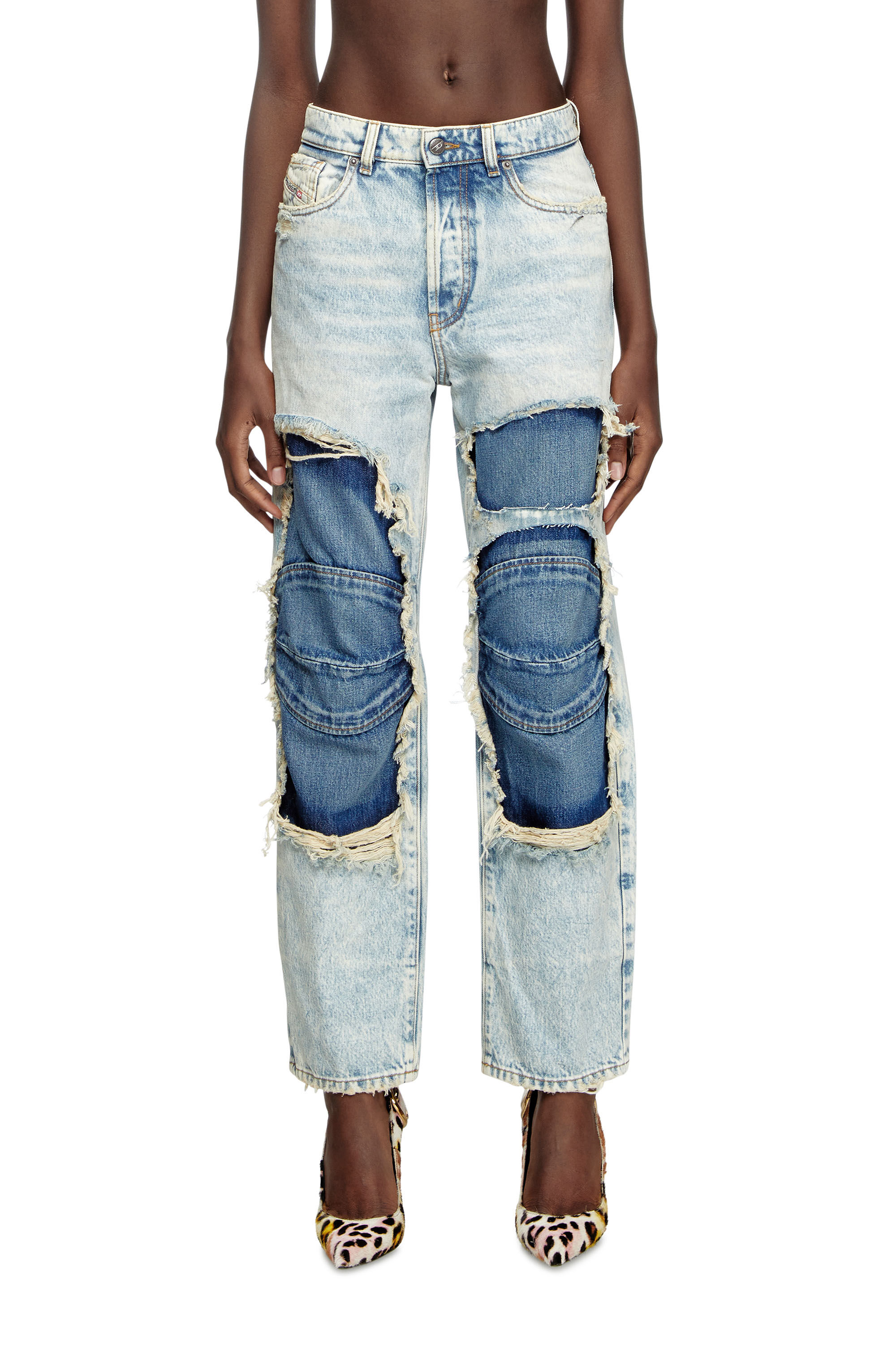 デニム・ジーパン DIESEL Woman Jeans Blue A1919309M04 01 Women's Regular Jeans | Medium blue | Diesel 1988 D-Ark