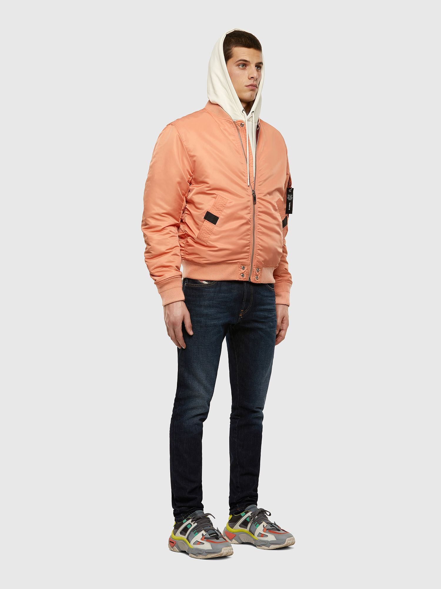 S KIPPER LOW TREK II Man Sneakers in mesh and leather Diesel