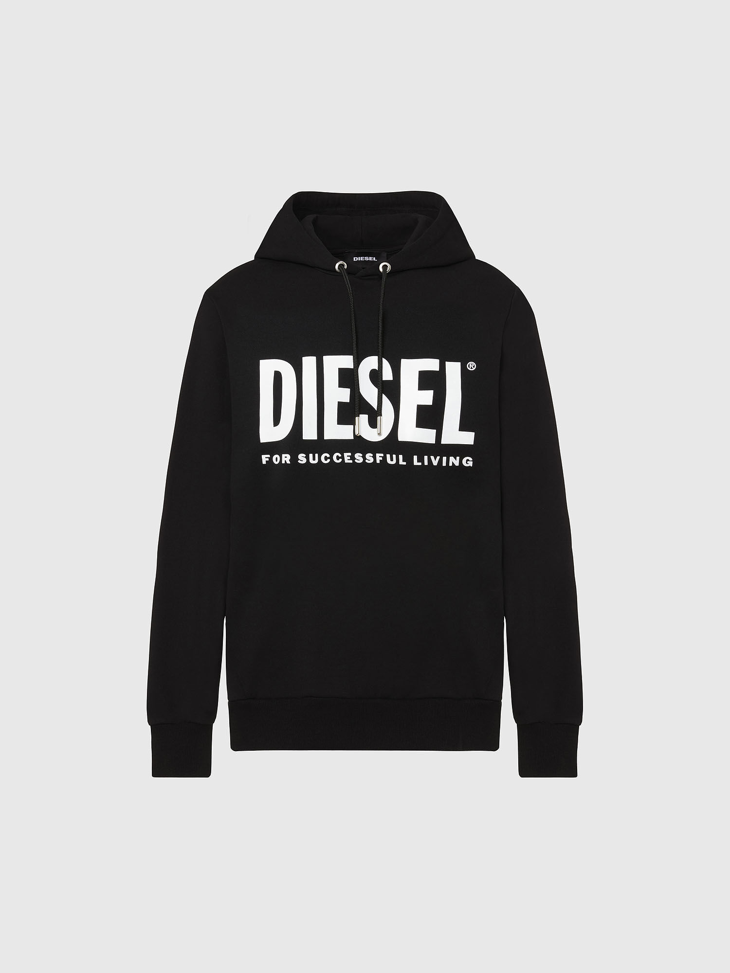 diesel hoodie black