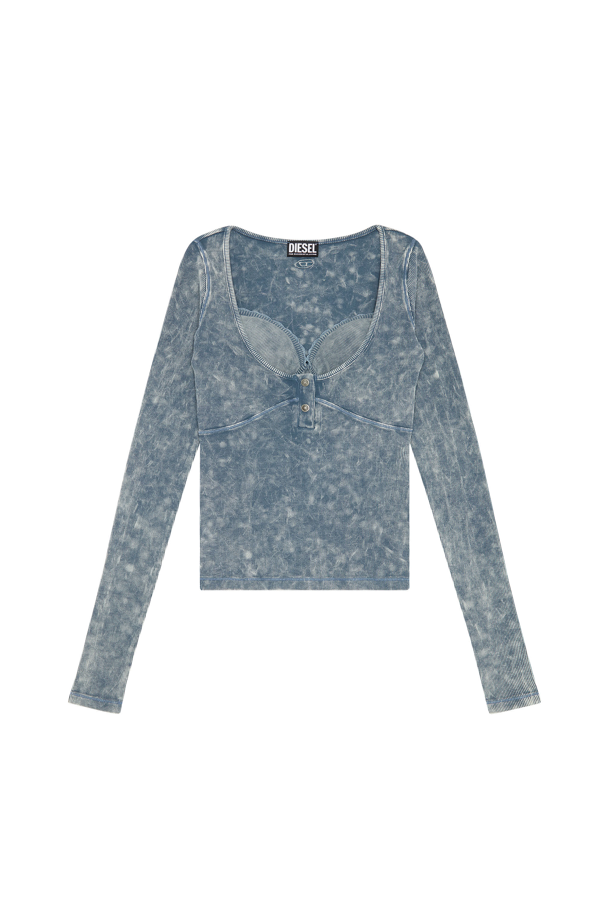 T-ANALIE Woman: Long-sleeve top with lace bra | Diesel